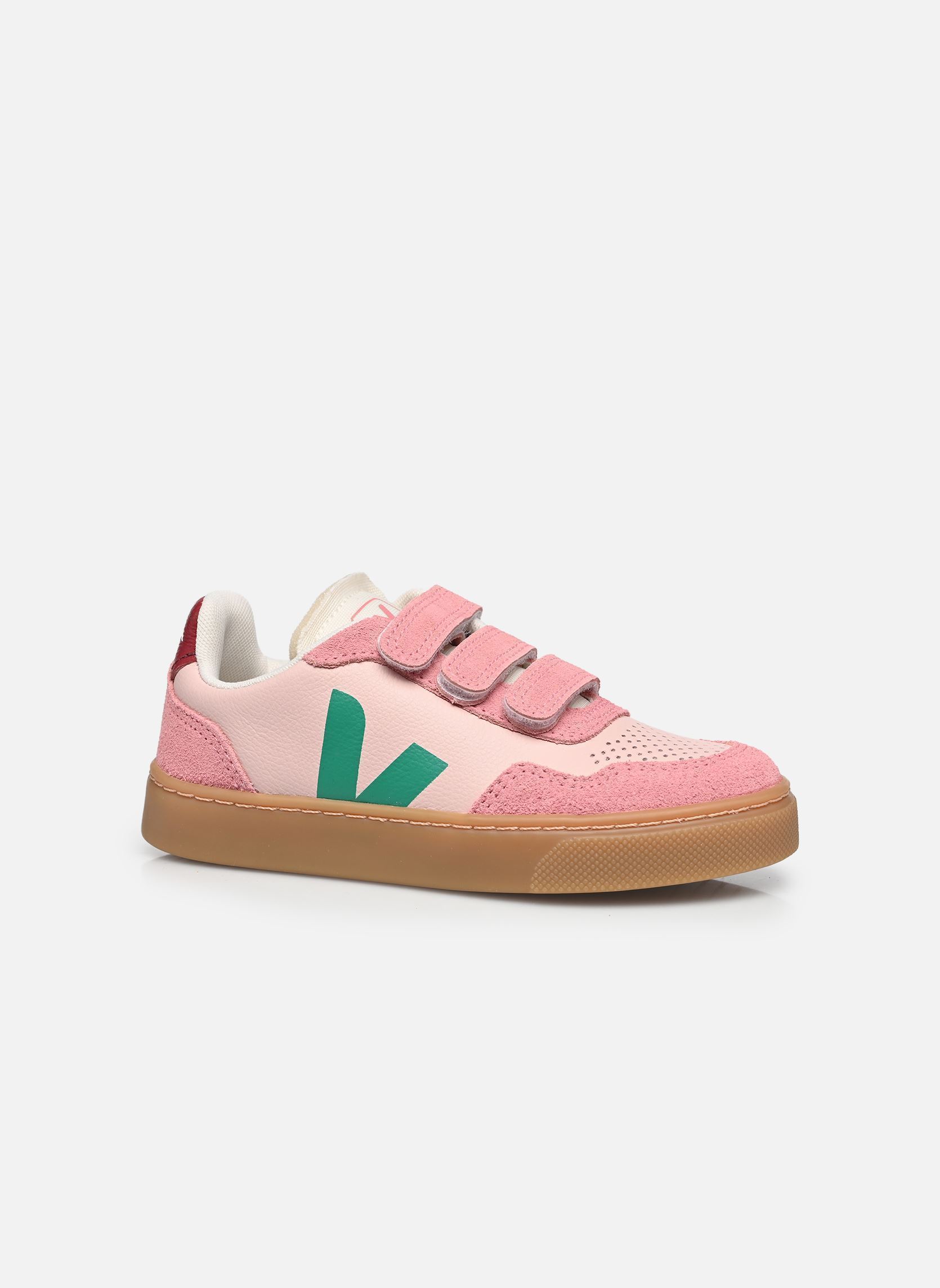 Sneakers Small V-90 O.T. Leather meisjes roze Veja Sneakers Small V-90 O.T. Leather meisjes roze PETALE_MARY_TAG_NATURAL