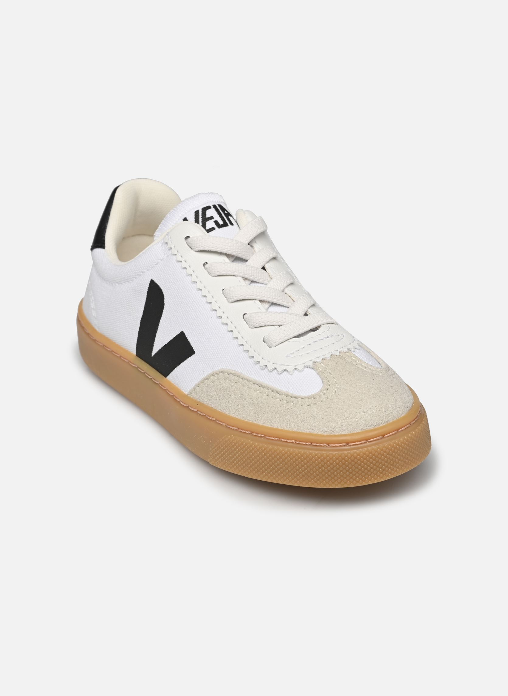 Sneakers Small Volley Canvas - Lacets élastiques wit Veja Sneakers Small Volley Canvas - Lacets élastiques wit White_Black