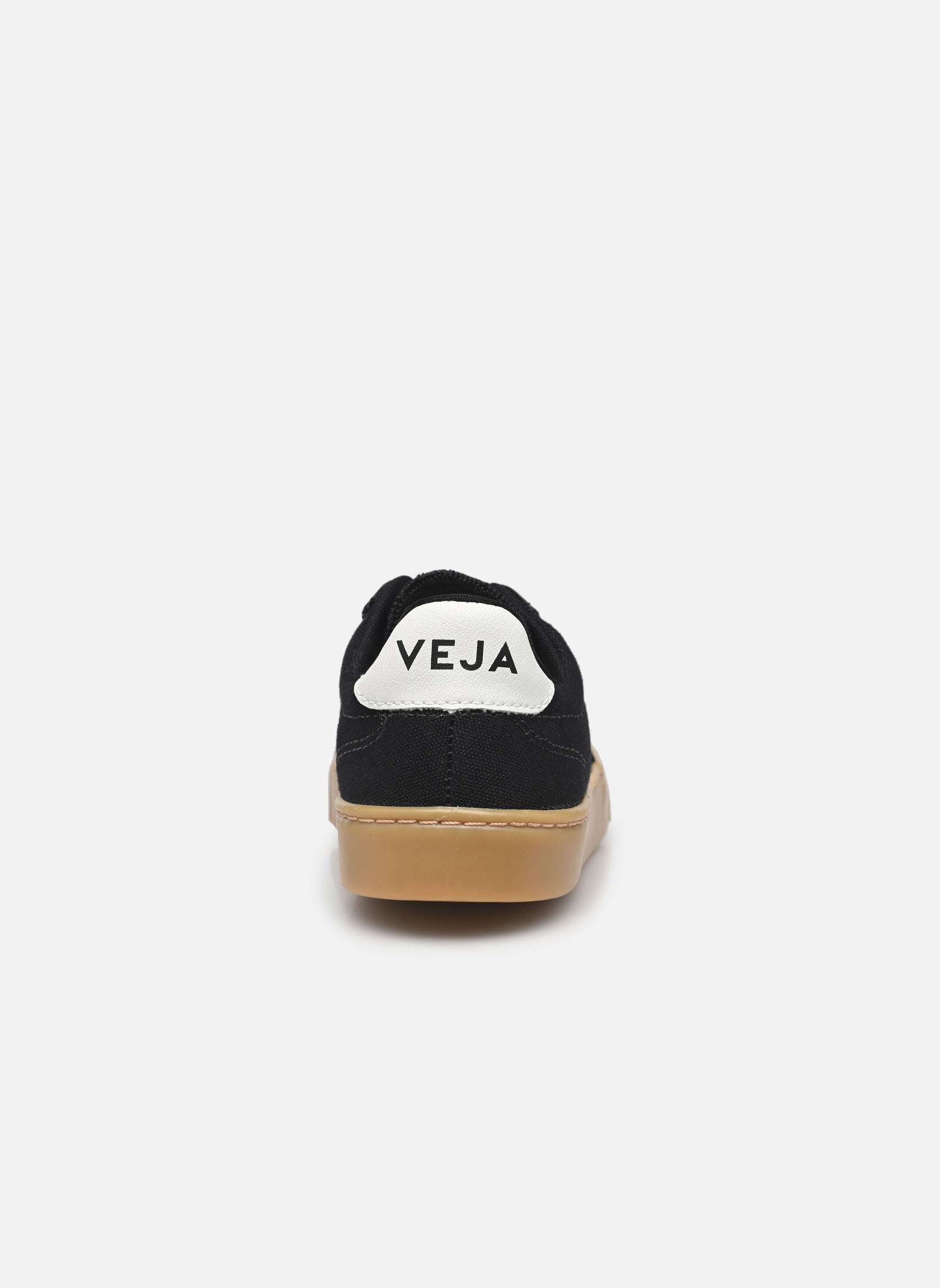Baskets Small Volley Canvas - Lacets élastiques noir Veja Baskets Small Volley Canvas - Lacets élastiques noir Black_White