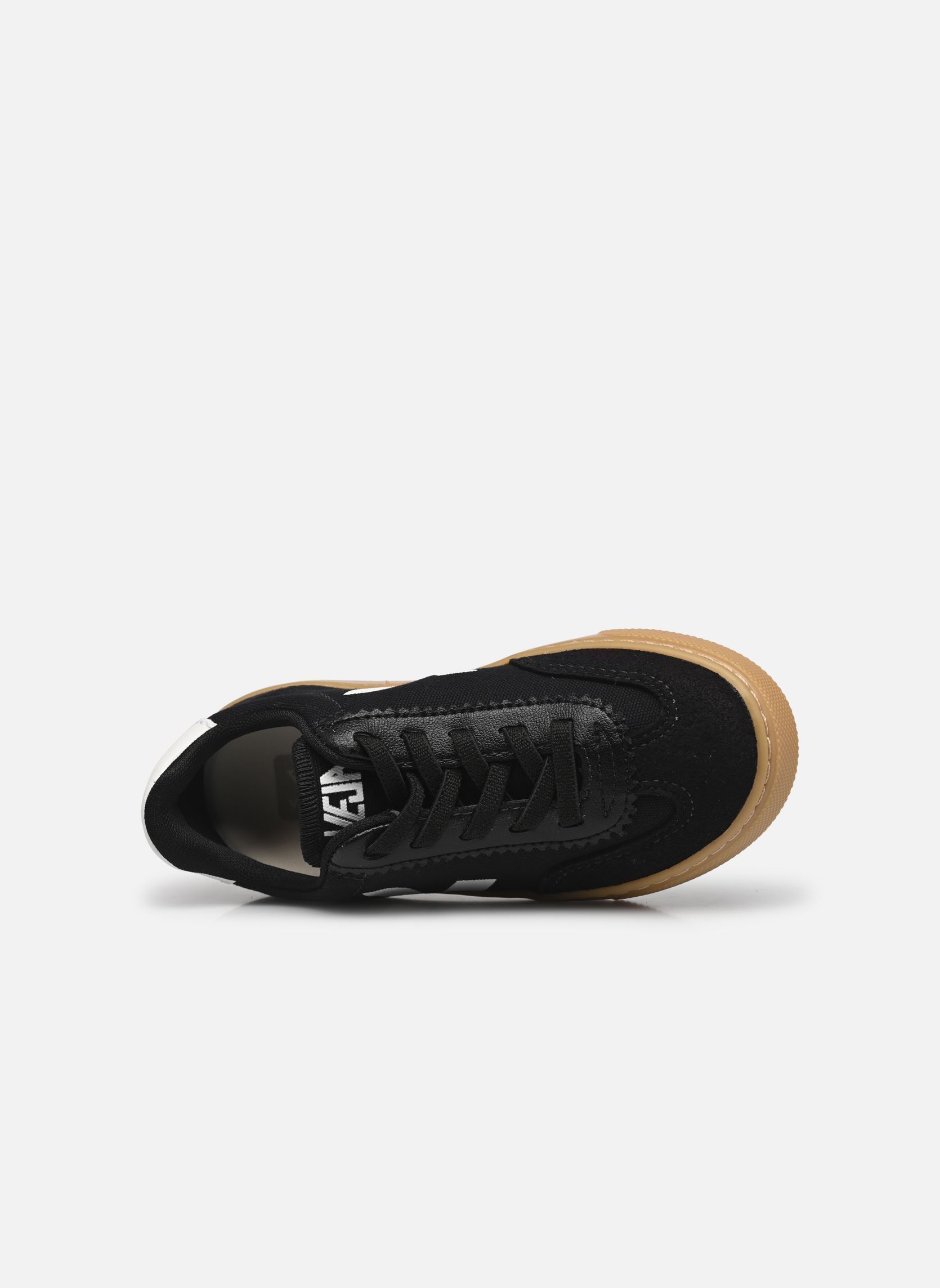 Baskets Small Volley Canvas - Lacets élastiques noir Veja Baskets Small Volley Canvas - Lacets élastiques noir Black_White