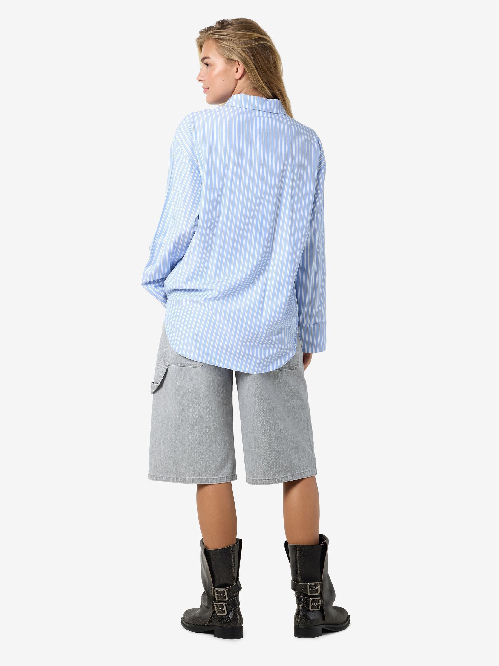 Chemises manches longues NMFRIDA L/S BUTTON SHIRT WVN femme bleu Noisy May Chemises manches longues NMFRIDA L/S BUTTON SHIRT WVN femme bleu SKY BLUE