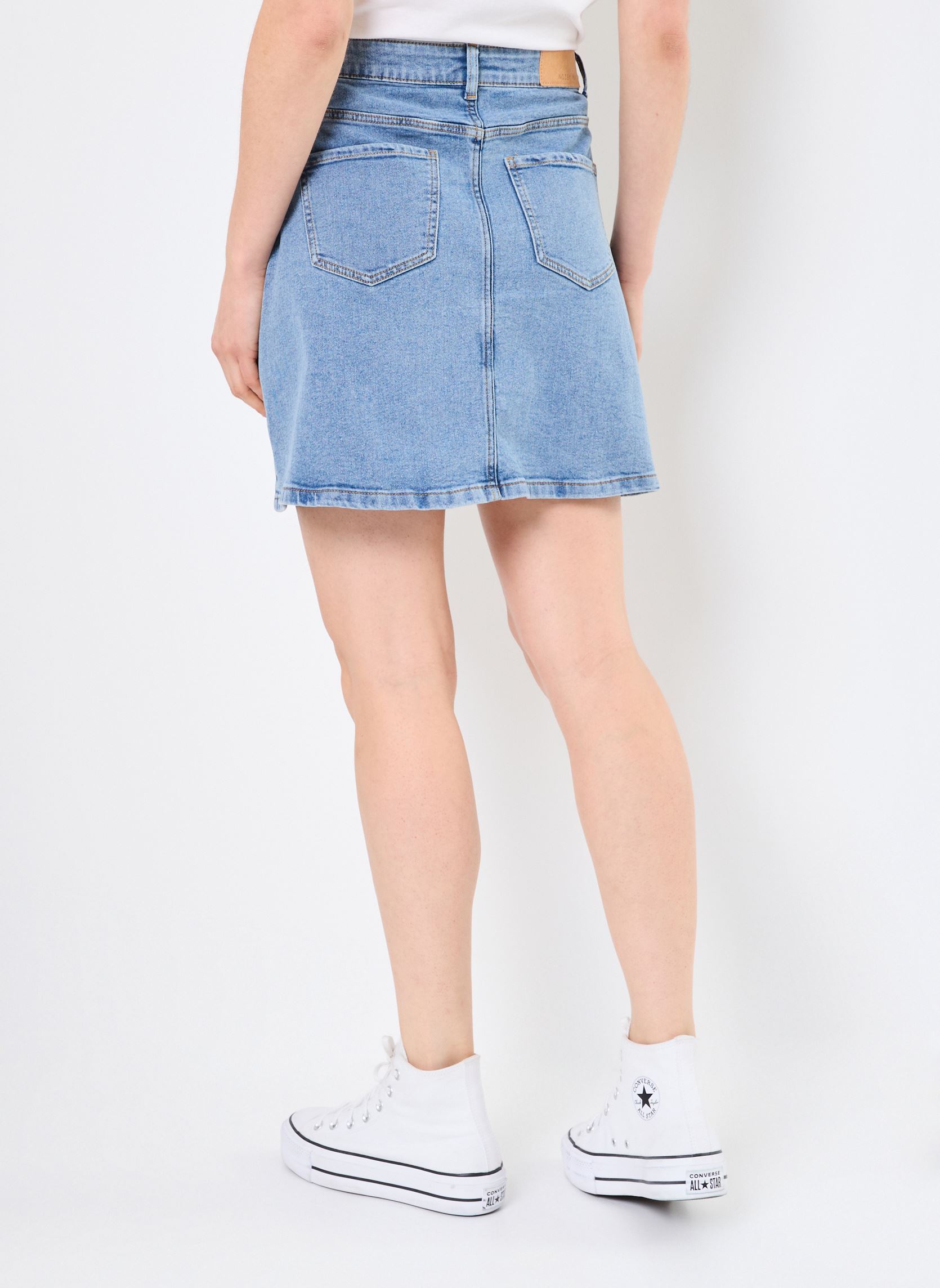 Faldas cortas NMRONNIE NW A SHAPE SKIRT VI375LB NOOS mujer azul Noisy May Faldas cortas NMRONNIE NW A SHAPE SKIRT VI375LB NOOS mujer azul LIGHT BLUE DENIM