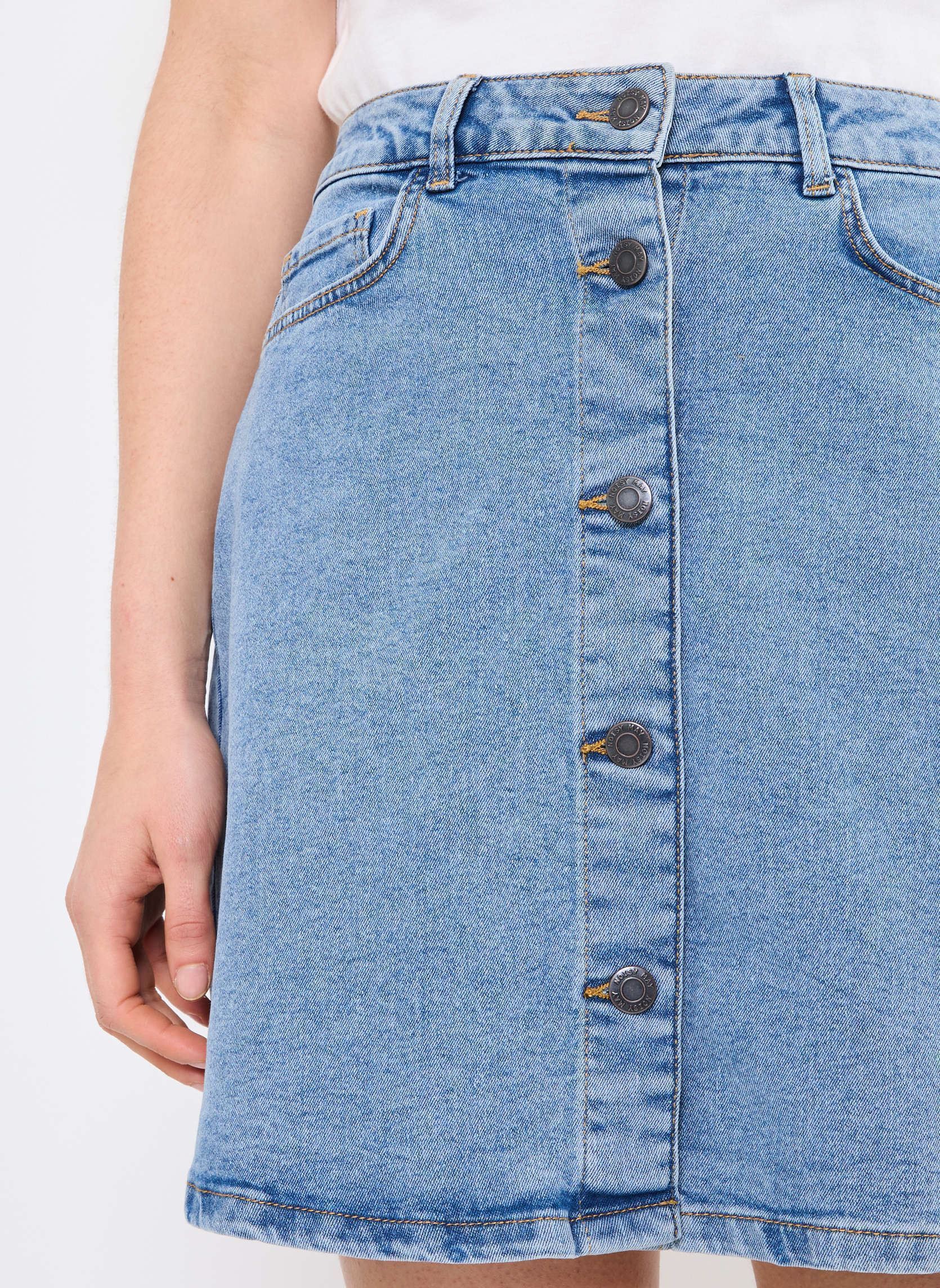 Faldas cortas NMRONNIE NW A SHAPE SKIRT VI375LB NOOS mujer azul Noisy May Faldas cortas NMRONNIE NW A SHAPE SKIRT VI375LB NOOS mujer azul LIGHT BLUE DENIM