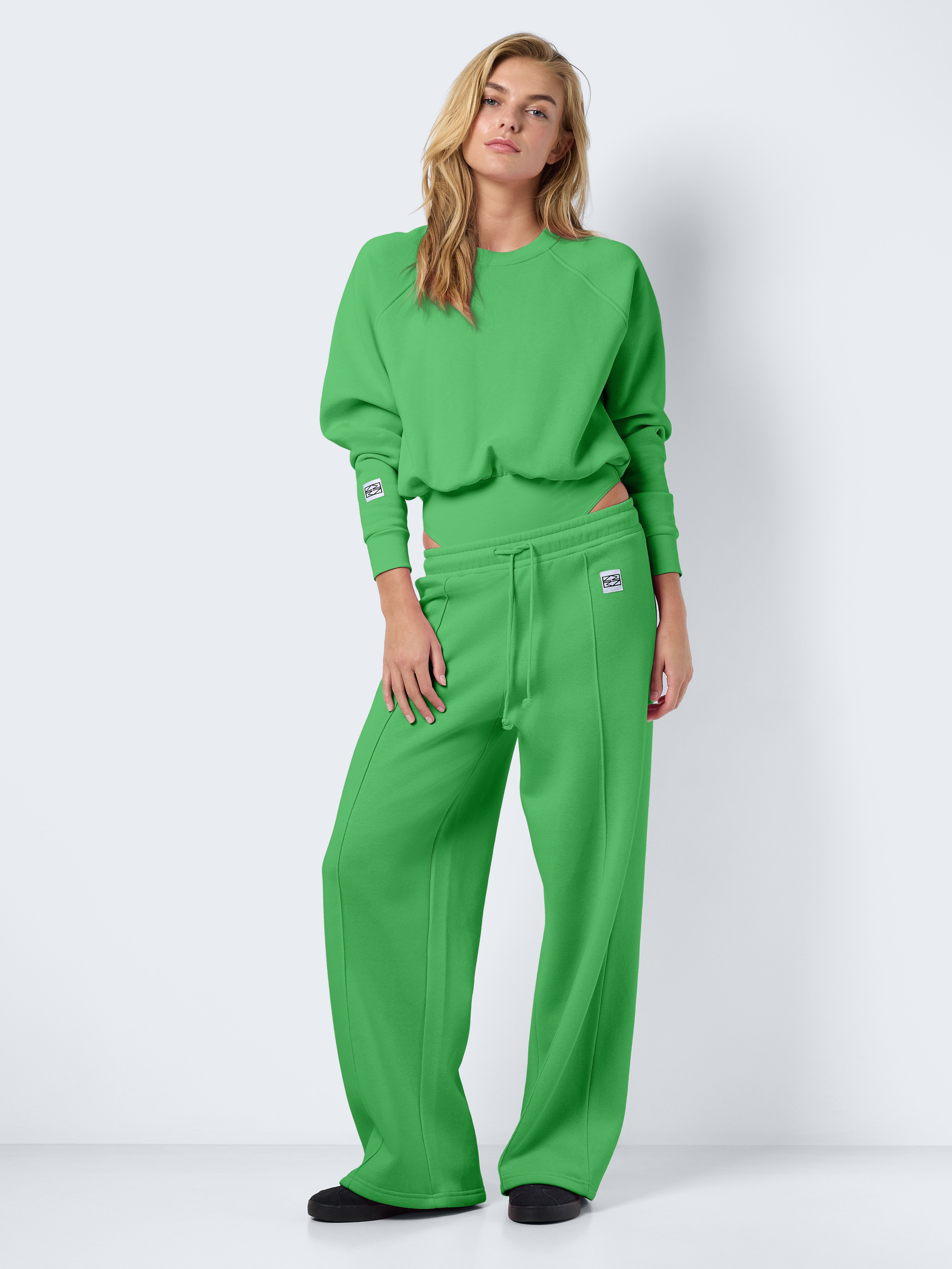 Bodys NMARYA LS O-NECK SWEAT BODYSUIT JRS damen grün Noisy May Bodys NMARYA LS O-NECK SWEAT BODYSUIT JRS damen grün Irish Green