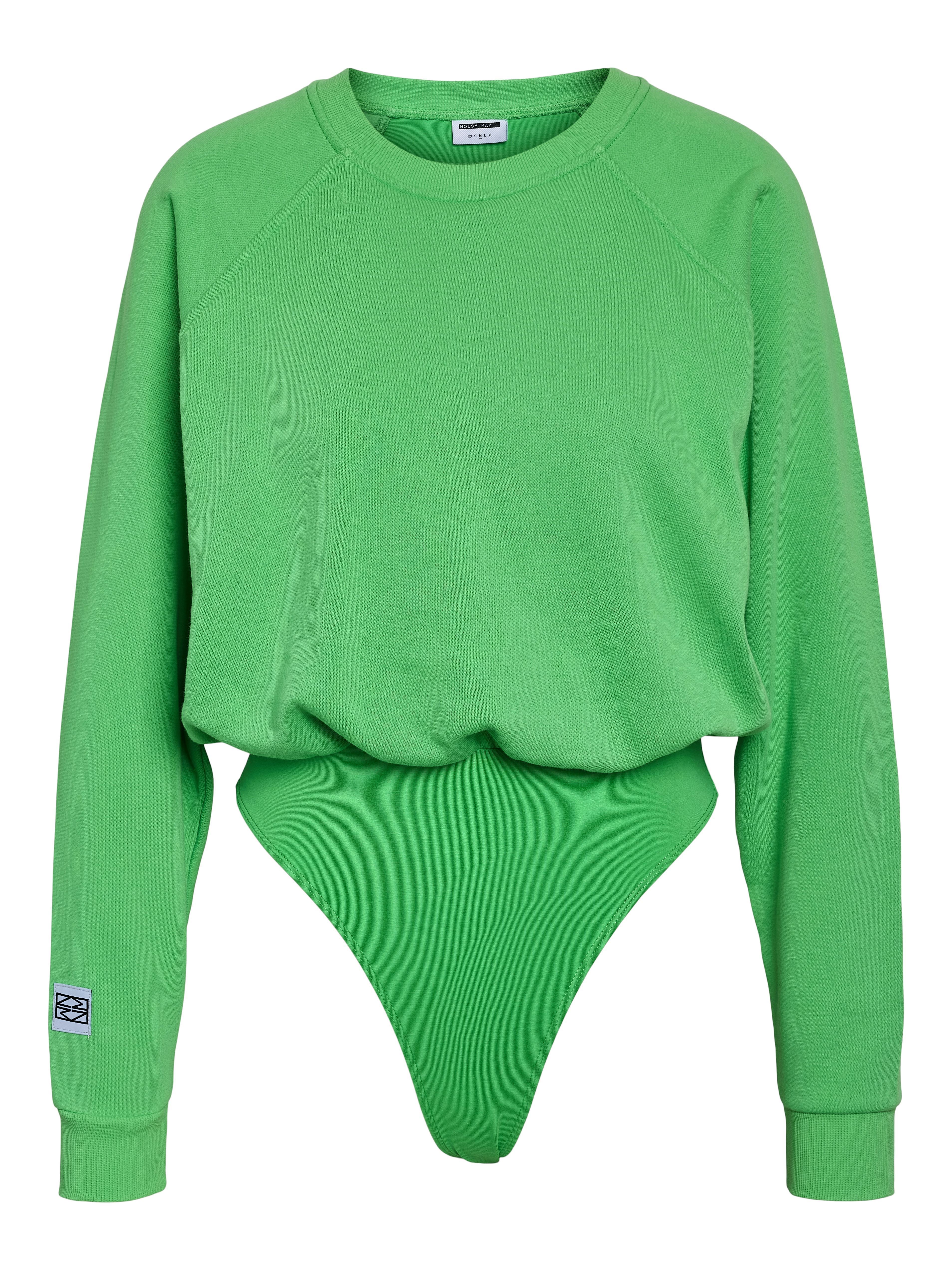 Bodys NMARYA LS O-NECK SWEAT BODYSUIT JRS damen grün Noisy May Bodys NMARYA LS O-NECK SWEAT BODYSUIT JRS damen grün Irish Green