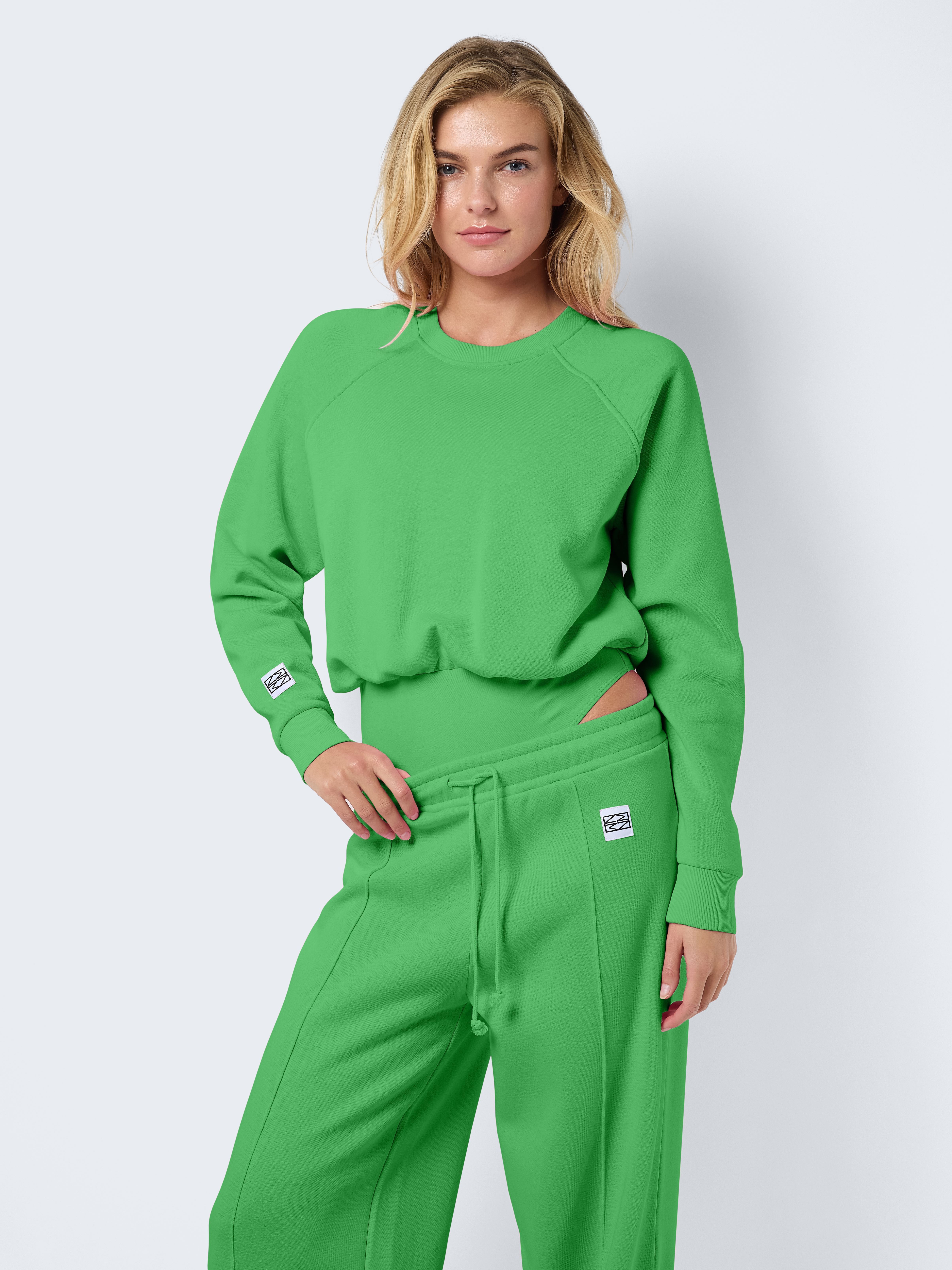 Bodys NMARYA LS O-NECK SWEAT BODYSUIT JRS damen grün Noisy May Bodys NMARYA LS O-NECK SWEAT BODYSUIT JRS damen grün Irish Green