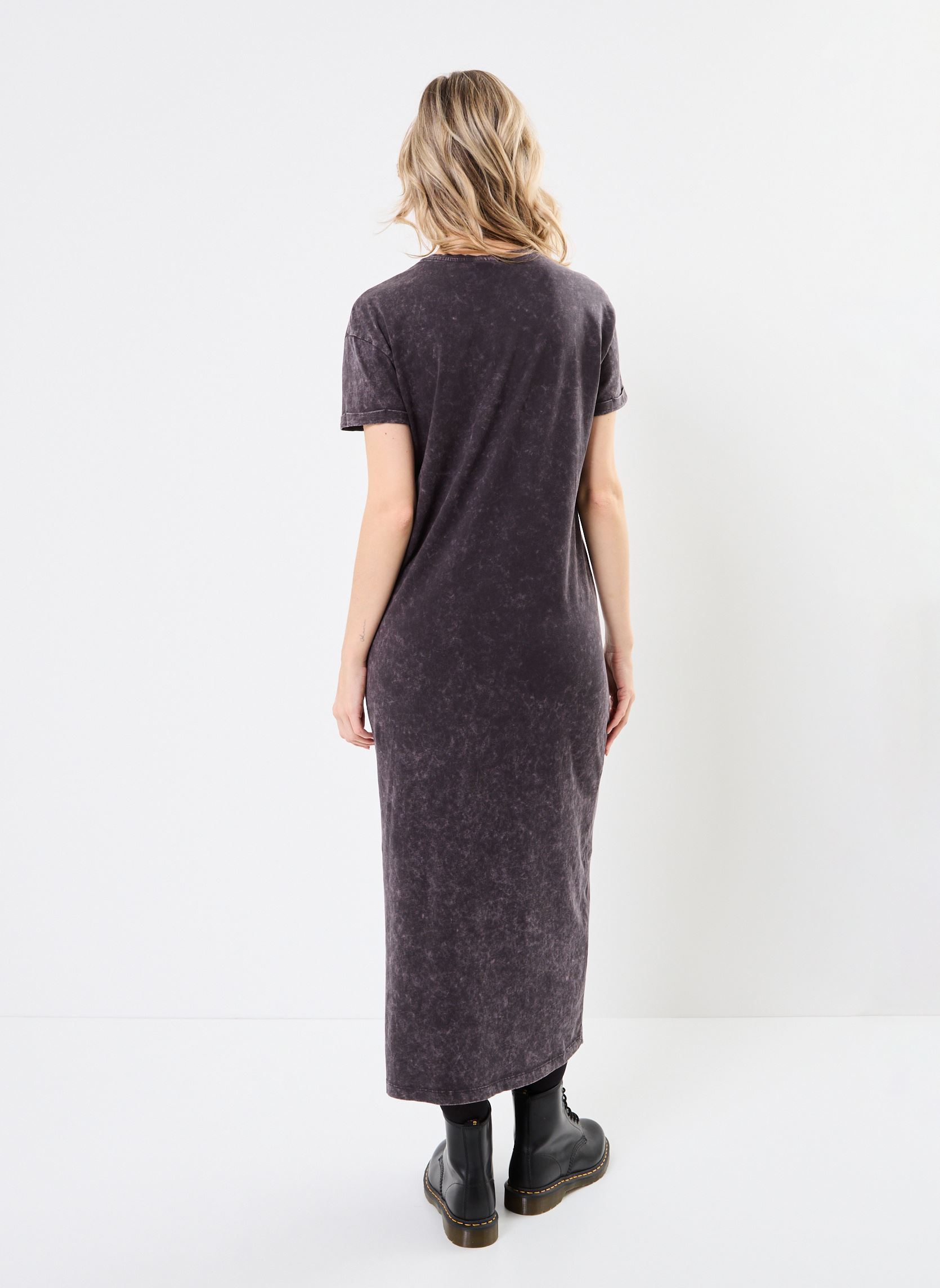Lange jurken NMBRANDY S/S DRESS JRS NOOS dames zwart Noisy May Lange jurken NMBRANDY S/S DRESS JRS NOOS dames zwart Obsidian
