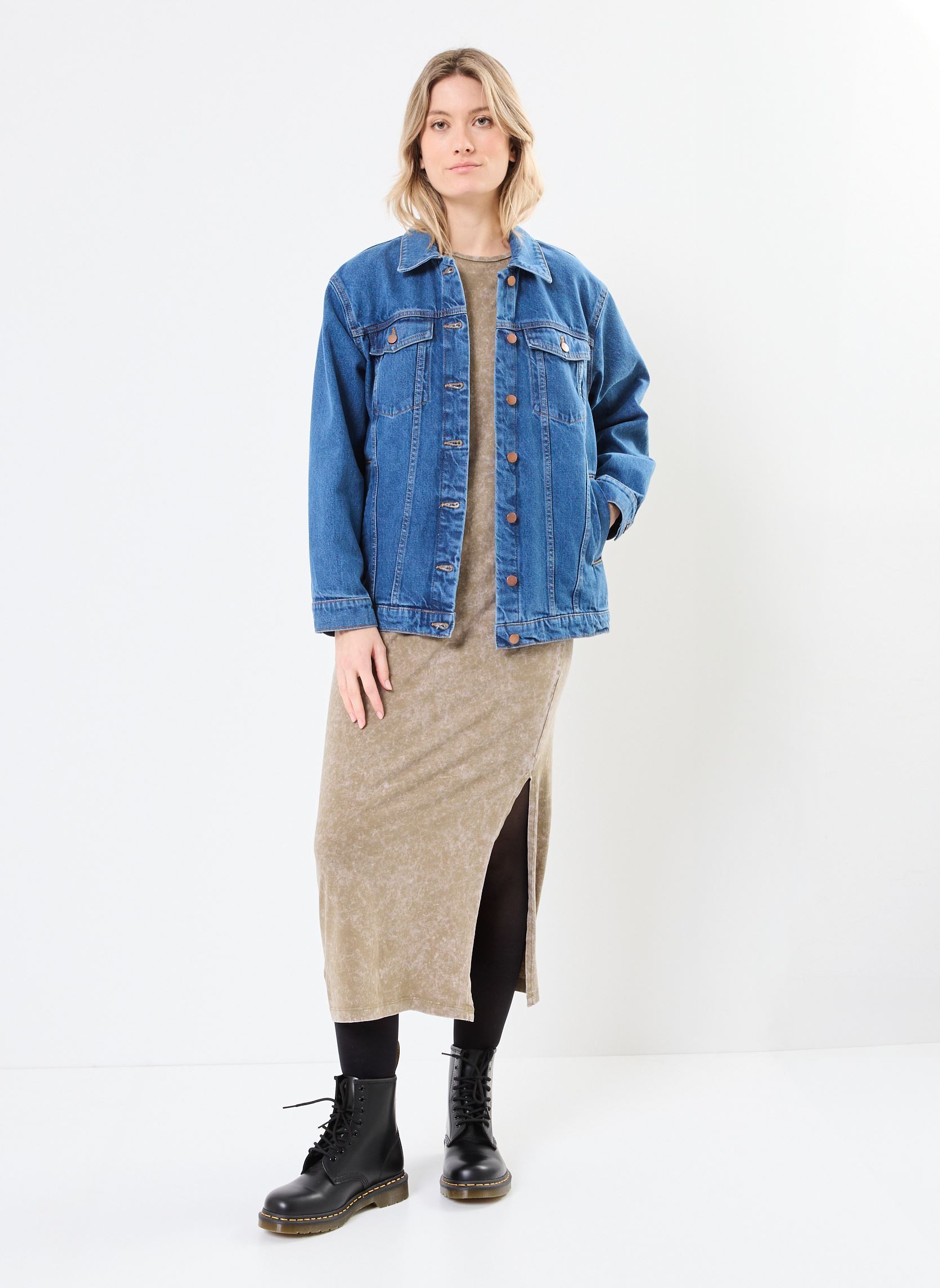 Lange Kleider NMBRANDY S/S DRESS JRS NOOS damen grün Noisy May Lange Kleider NMBRANDY S/S DRESS JRS NOOS damen grün Mermaid