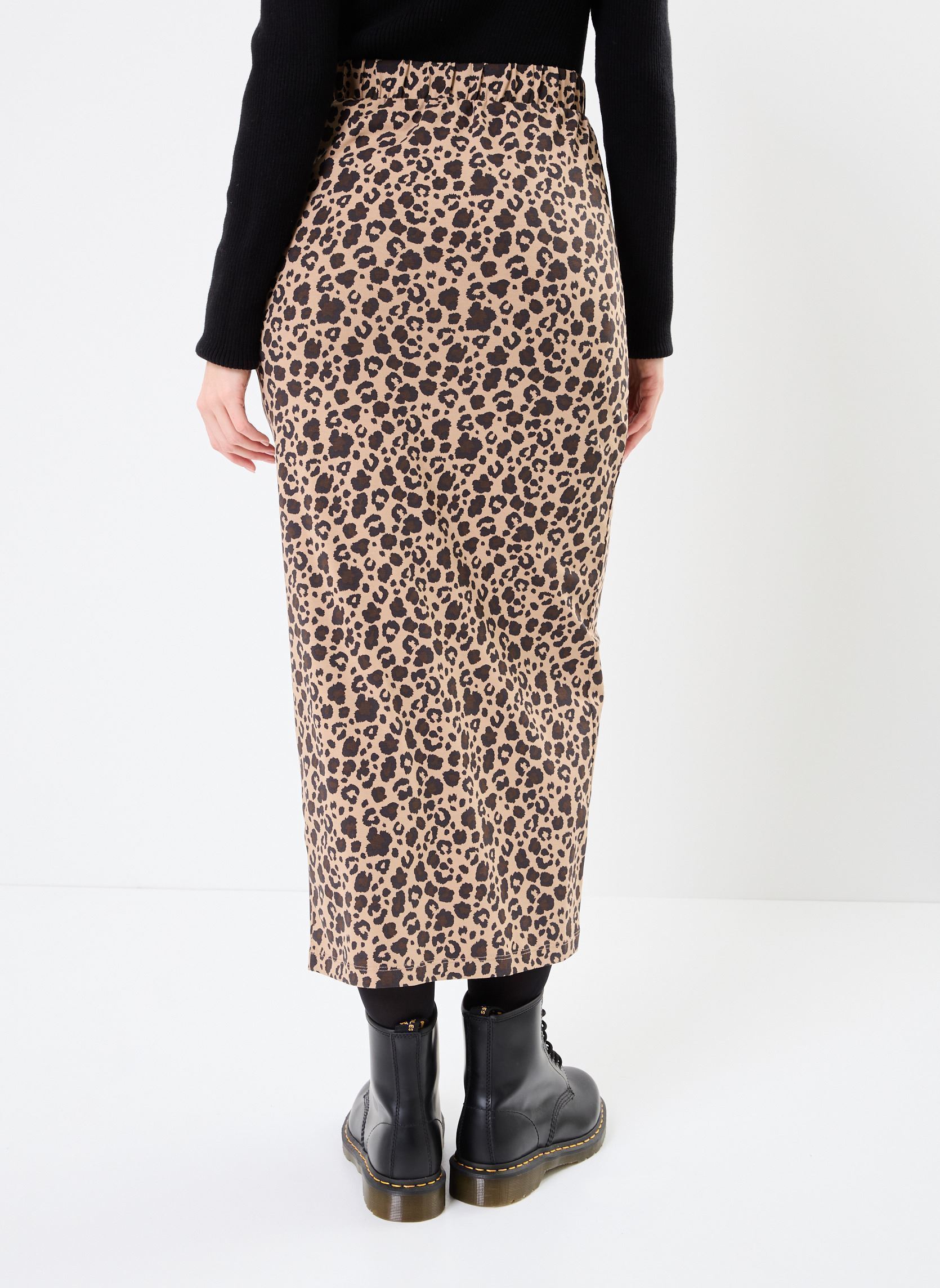 Jupes mi-longues NMCAMILLA HW KNOT SKIRT JRS NOOS femme marron Noisy May Jupes mi-longues NMCAMILLA HW KNOT SKIRT JRS NOOS femme marron Silver Mink