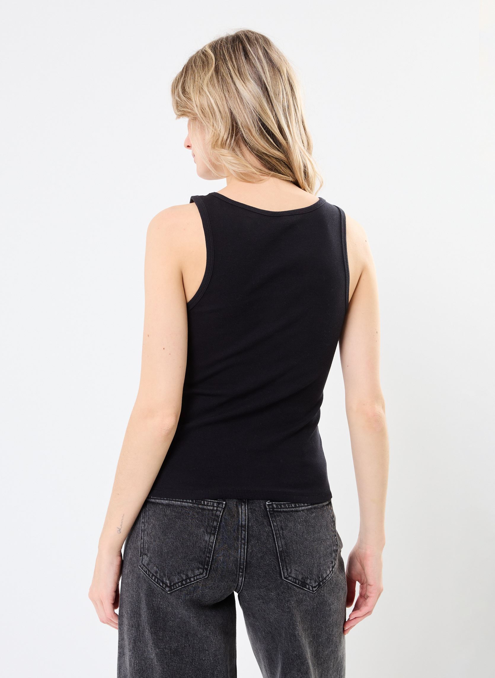 Débardeurs NMMAYA S/L REGULAR TANK TOP NOOS femme noir Noisy May Débardeurs NMMAYA S/L REGULAR TANK TOP NOOS femme noir Black