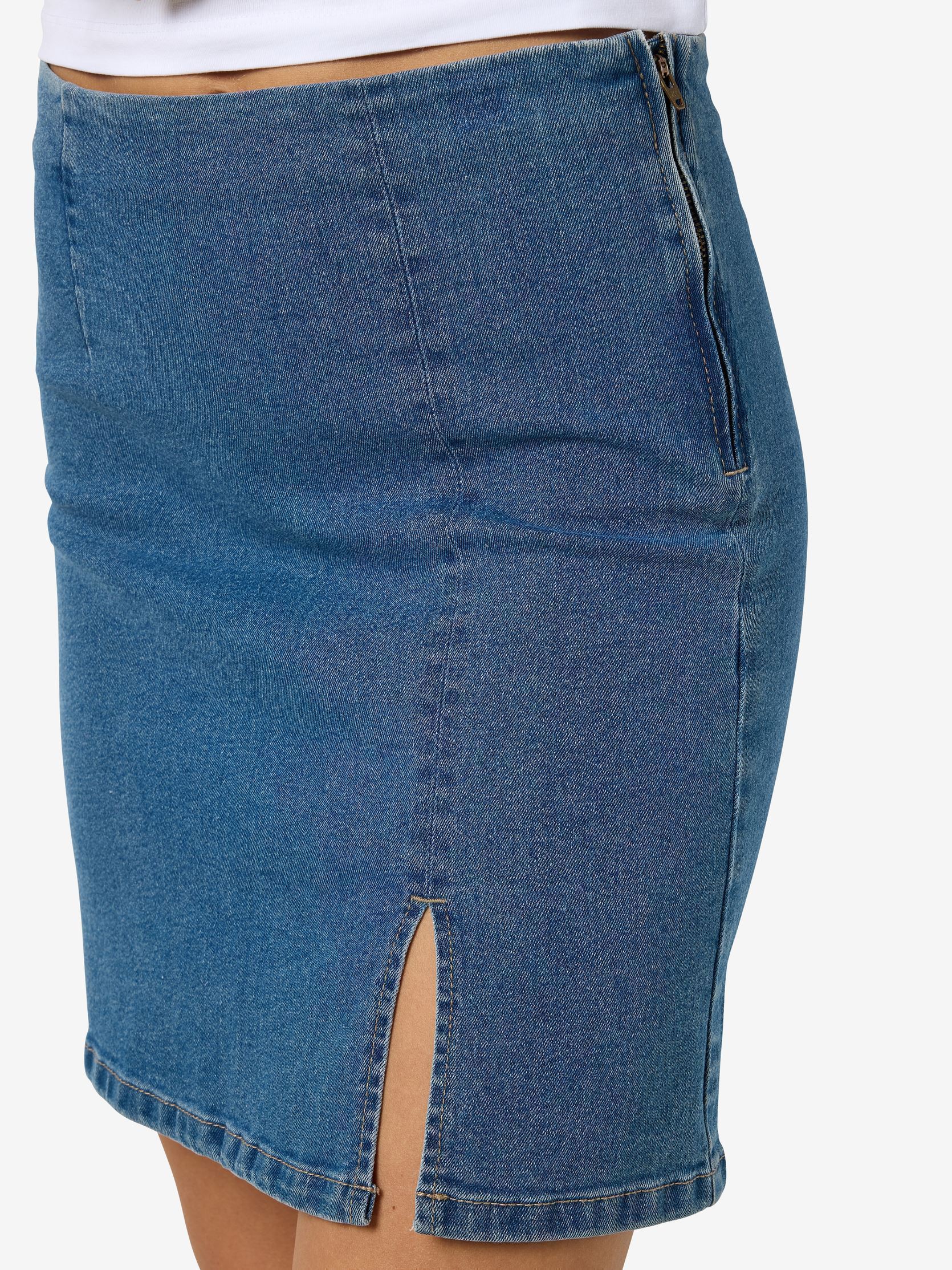Jupes courtes NMDEBBY NM SLIM SKIRT VI518MB NOOS femme bleu Noisy May Jupes courtes NMDEBBY NM SLIM SKIRT VI518MB NOOS femme bleu Medium Blue Denim