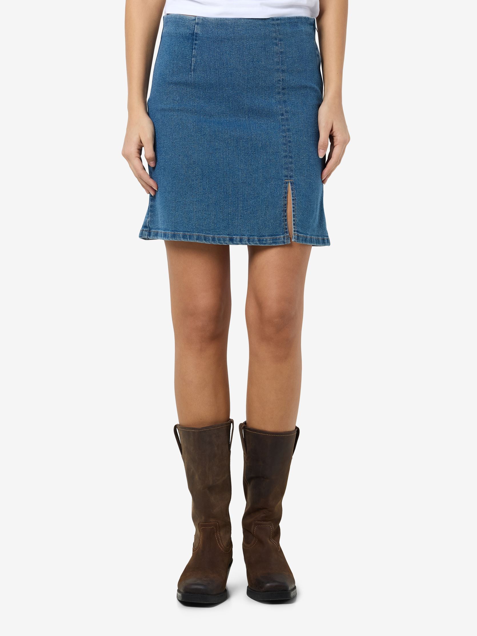 Jupes courtes NMDEBBY NM SLIM SKIRT VI518MB NOOS femme bleu Noisy May Jupes courtes NMDEBBY NM SLIM SKIRT VI518MB NOOS femme bleu Medium Blue Denim