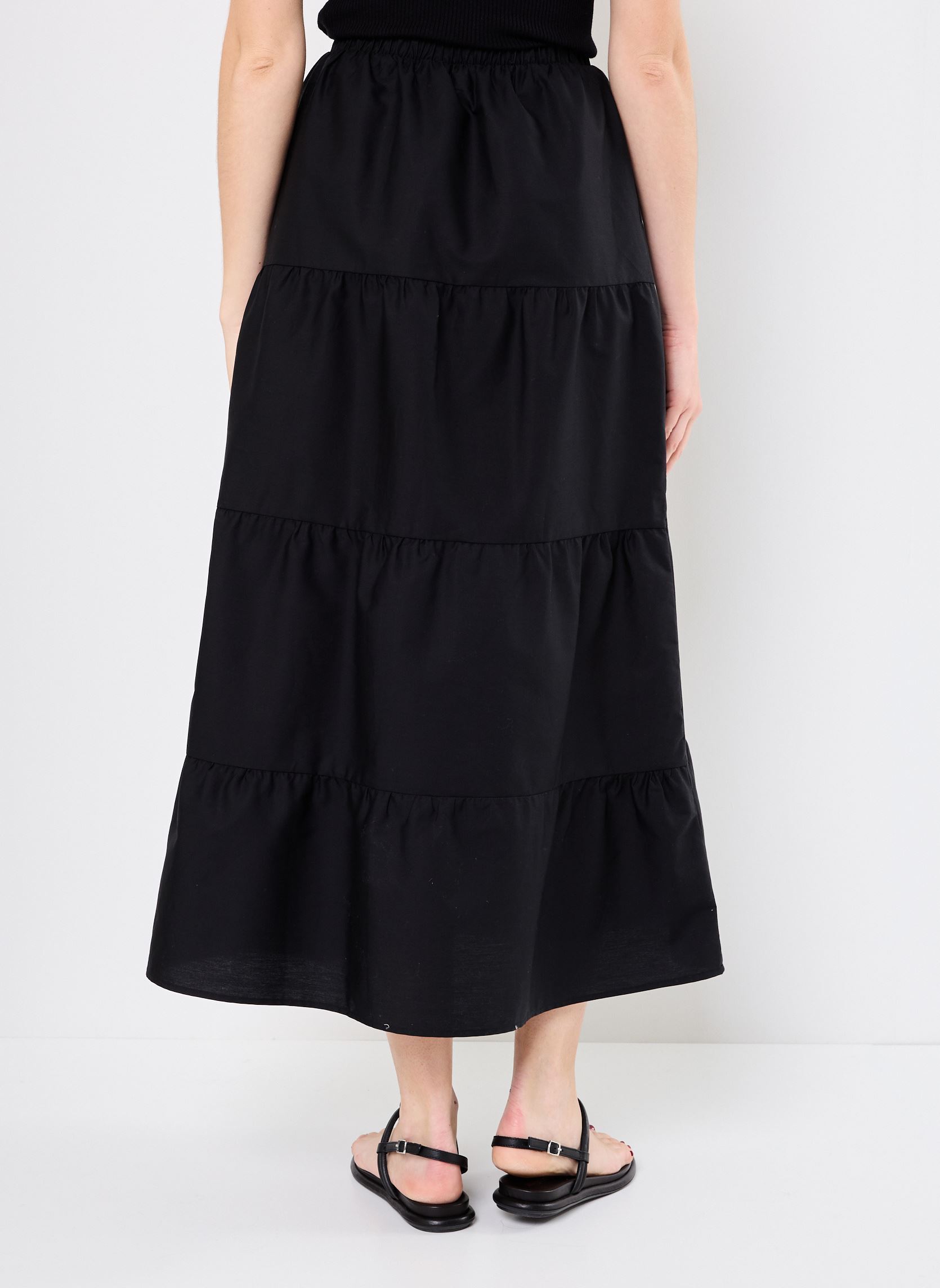 Jupes longues NMFREJA POPELINE MAXI SKIRT WVN femme noir Noisy May Jupes longues NMFREJA POPELINE MAXI SKIRT WVN femme noir Black