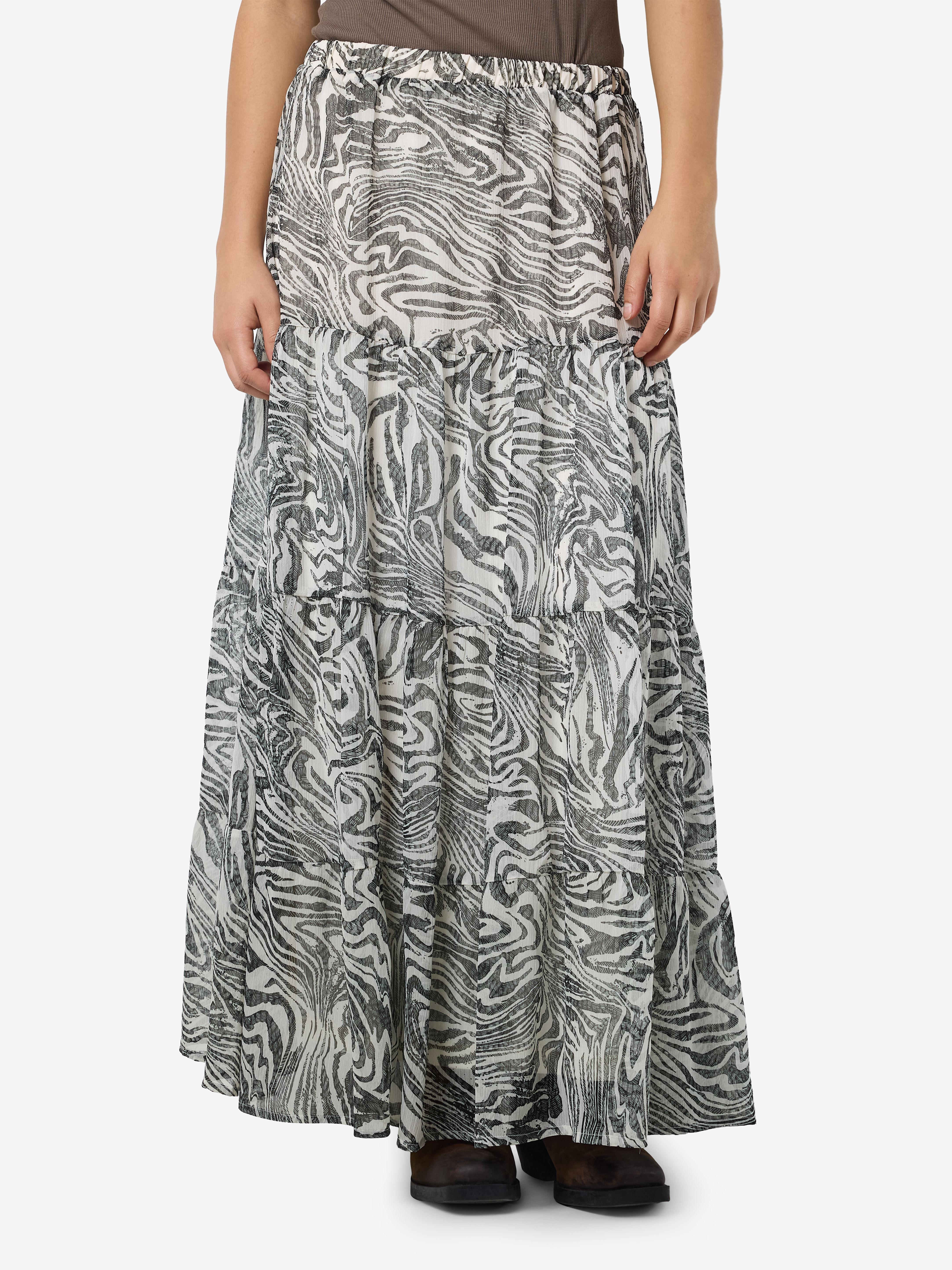 Gonne lunghe NMFAIRY MAXI CHIFFON SKIRT WVN donna beige Noisy May Gonne lunghe NMFAIRY MAXI CHIFFON SKIRT WVN donna beige Birch