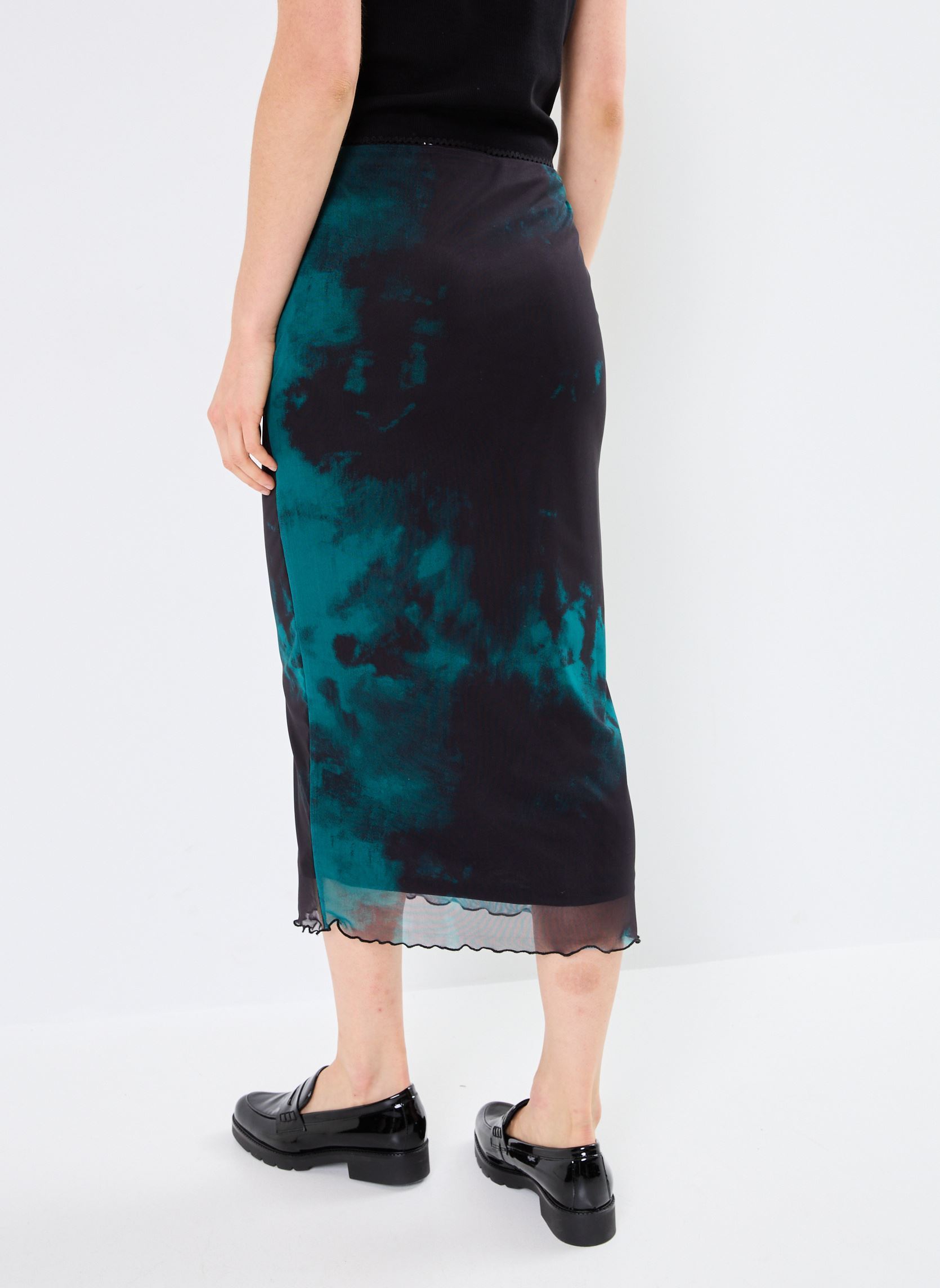 Jupes mi-longues NMLUCIA NW MESH MAXI SKIRT JRS FWD femme noir Noisy May Jupes mi-longues NMLUCIA NW MESH MAXI SKIRT JRS FWD femme noir Black