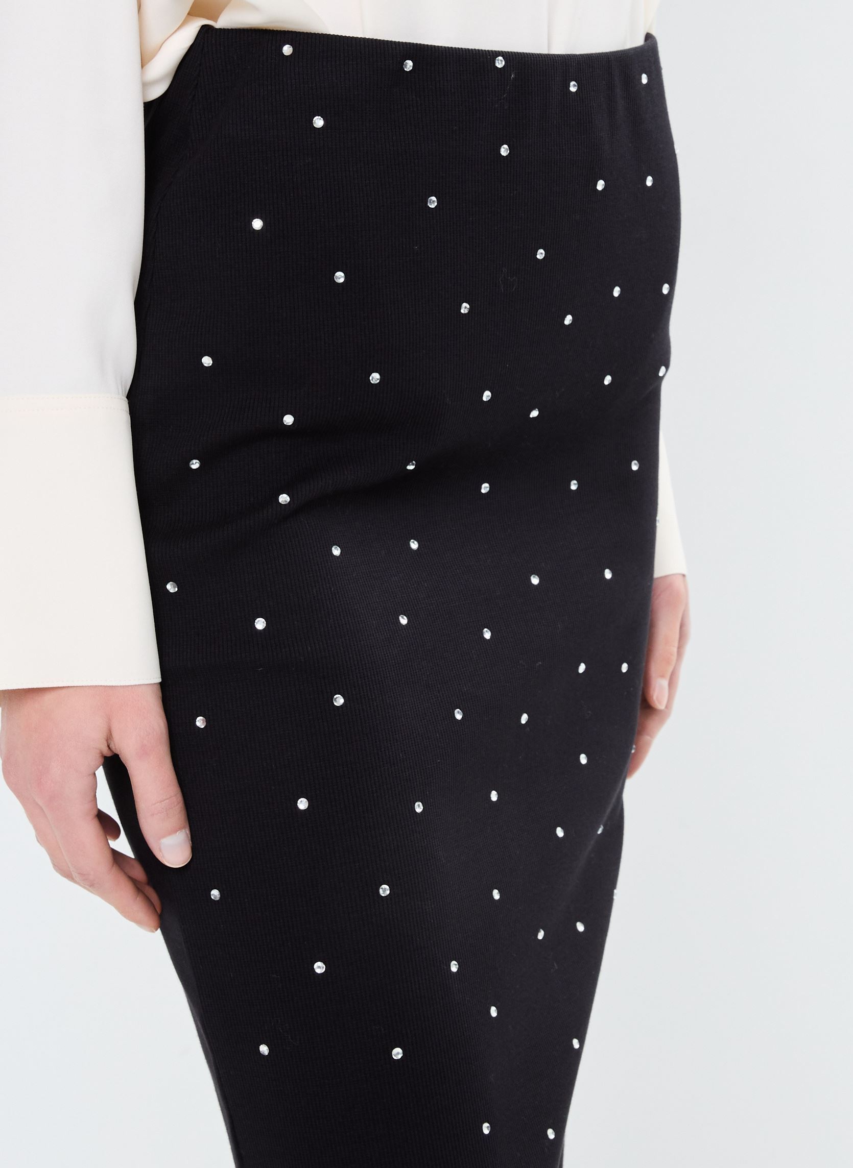 Jupes mi-longues NMMAYA HW ANKLE SIMILSTONE SKIRT JRS femme noir Noisy May Jupes mi-longues NMMAYA HW ANKLE SIMILSTONE SKIRT JRS femme noir Black