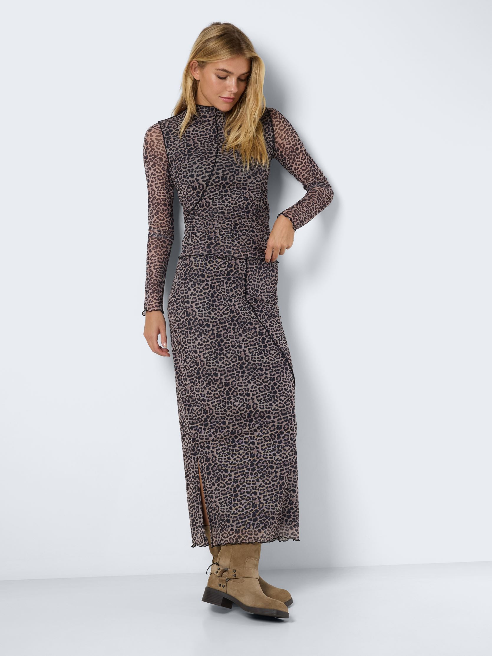 Gonne lunghe NMSTEFFI NW ANK MESH MAXI SKIRT JRS donna marrone Noisy May Gonne lunghe NMSTEFFI NW ANK MESH MAXI SKIRT JRS donna marrone OATMEAL