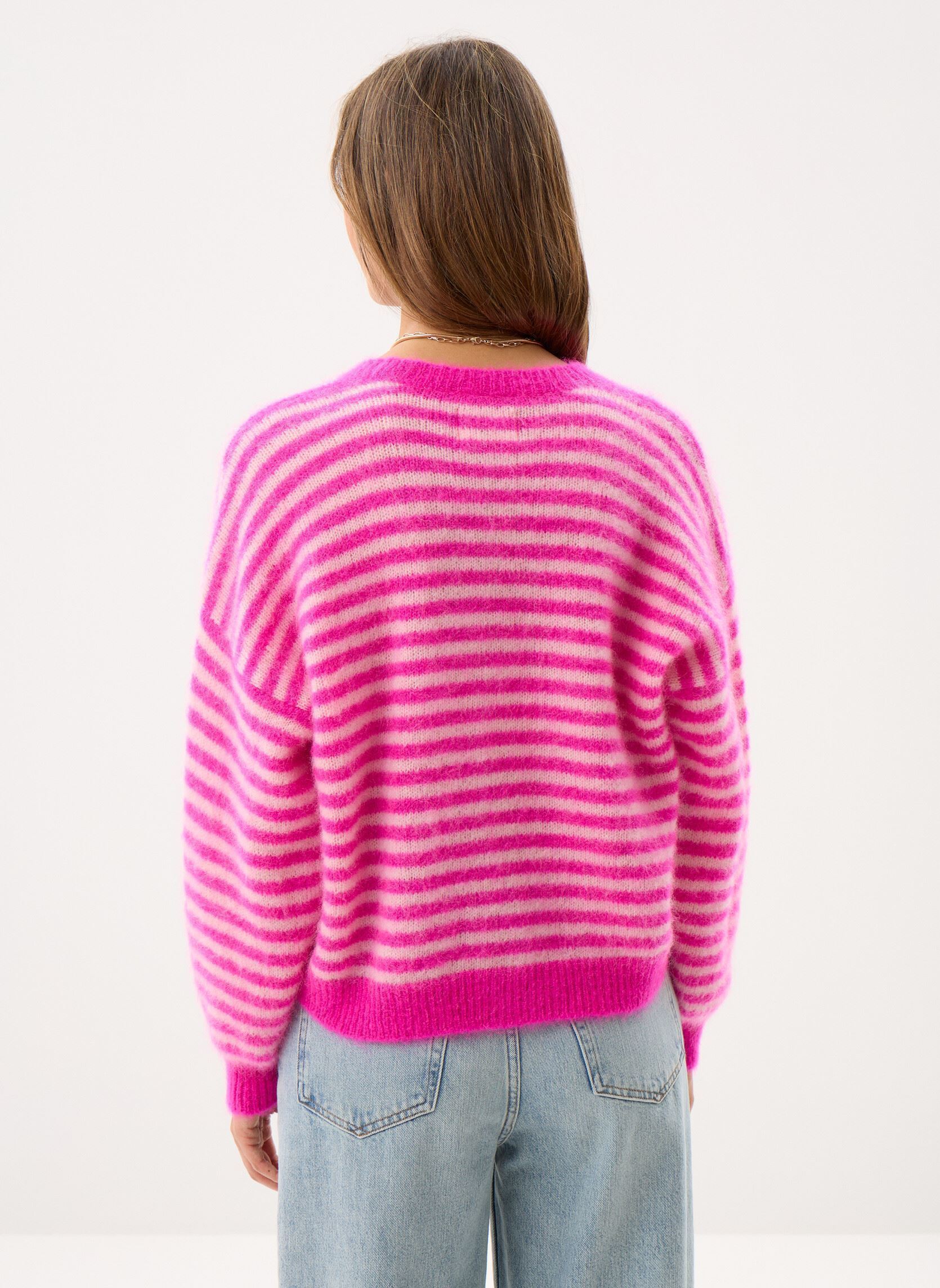Gilets ALVARO femme rose Des Petits Hauts Gilets ALVARO femme rose Fuchsia/Bulle