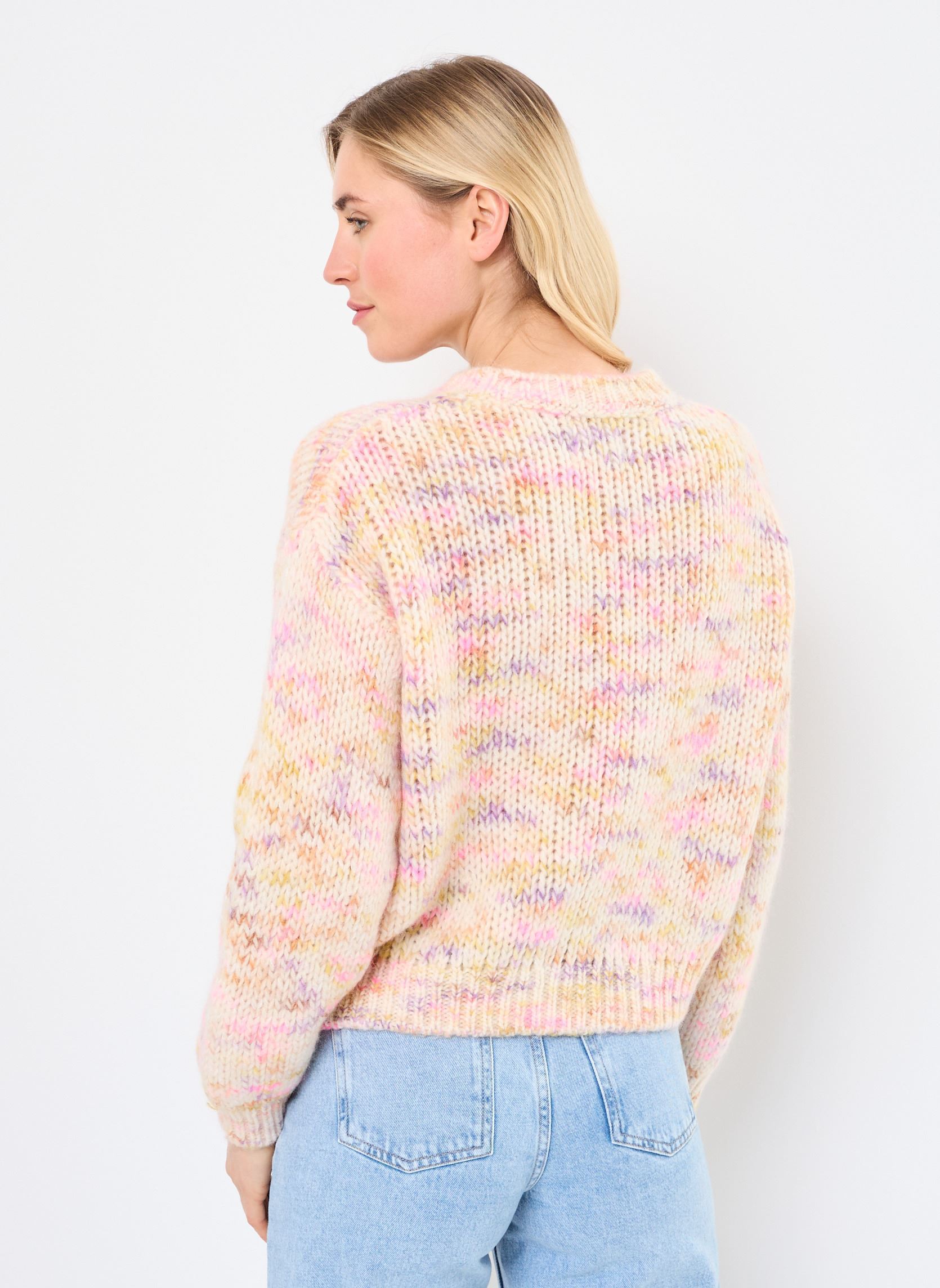 Pull Chic CHAPS Noir Multicolore Femme - Taille XL Neuf Avec étiquettes | Pullover Coton