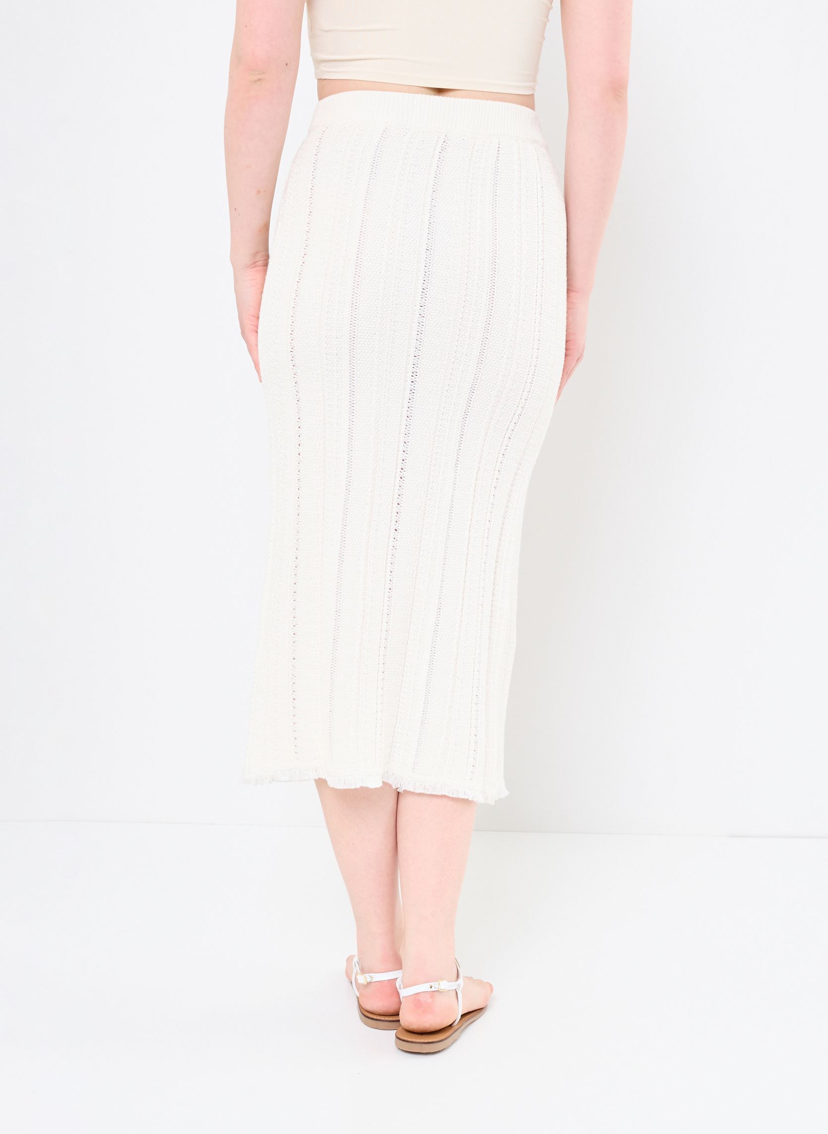 Halflange rokken DEBORA dames wit Des Petits Hauts Halflange rokken DEBORA dames wit Creme