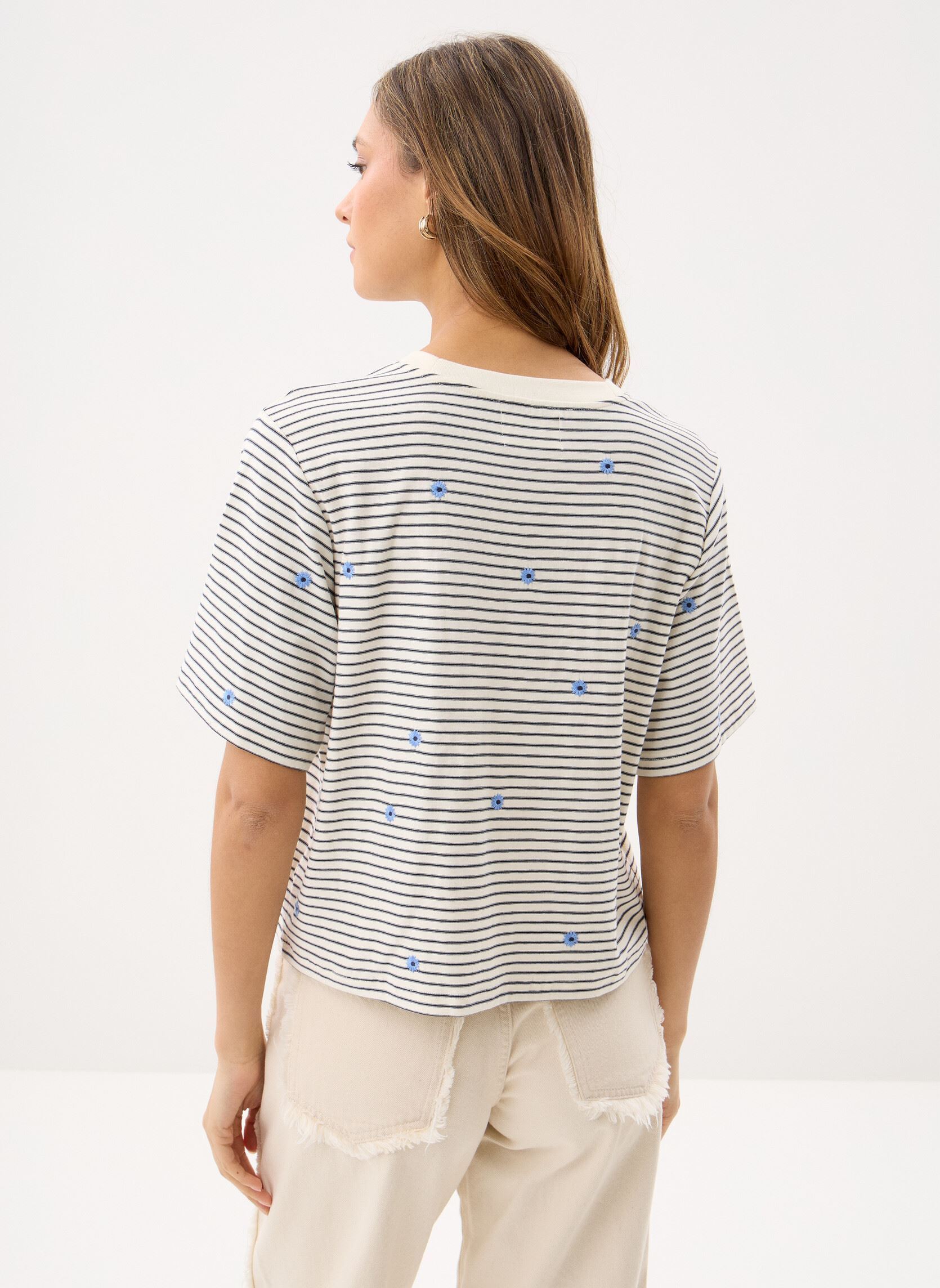 Kurzarm-T-Shirts JOSEF damen blau Des Petits Hauts Kurzarm-T-Shirts JOSEF damen blau Marine/ciel