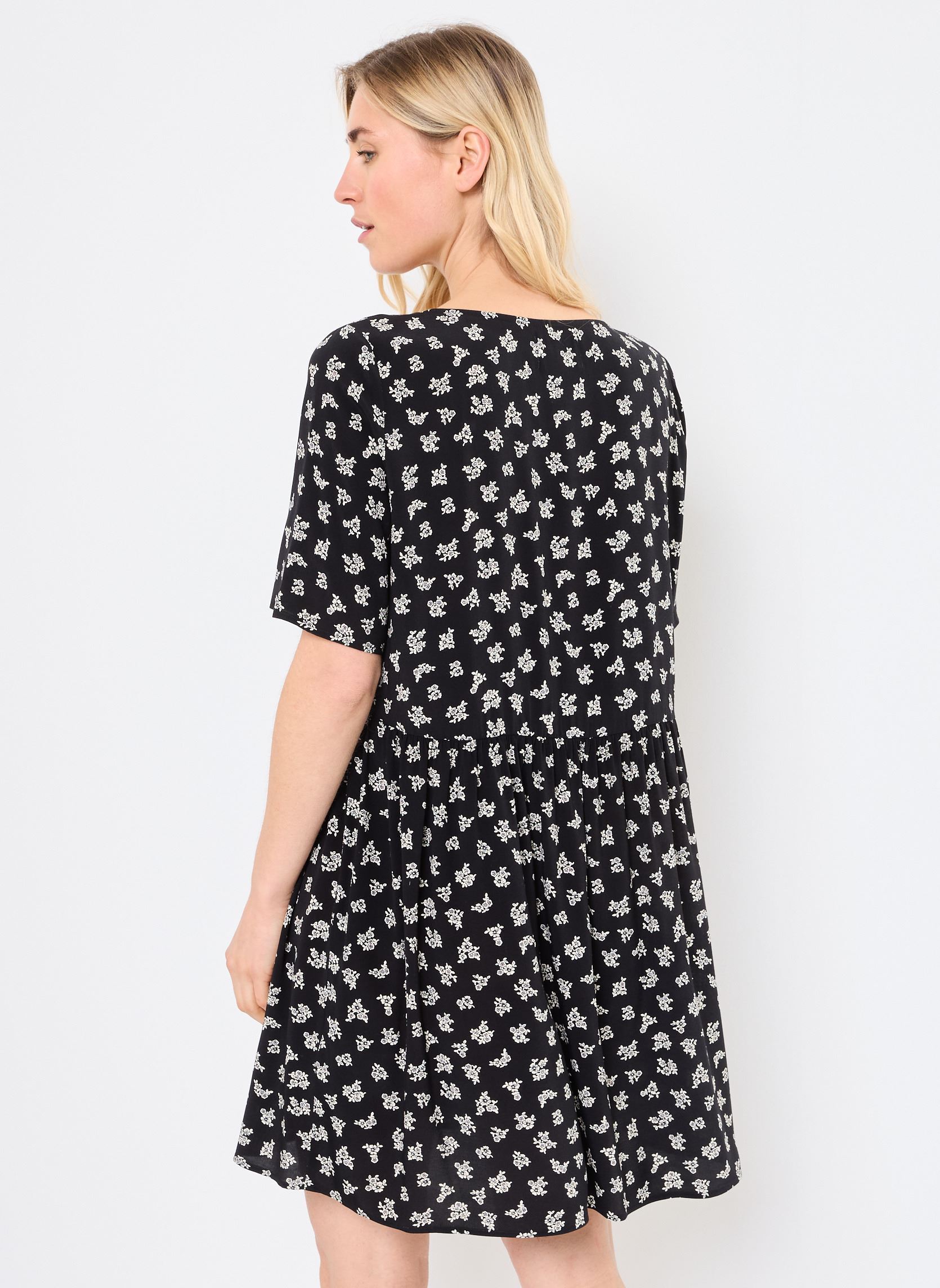 Jurken ROMULUS dames zwart Des Petits Hauts Jurken ROMULUS dames zwart Lily