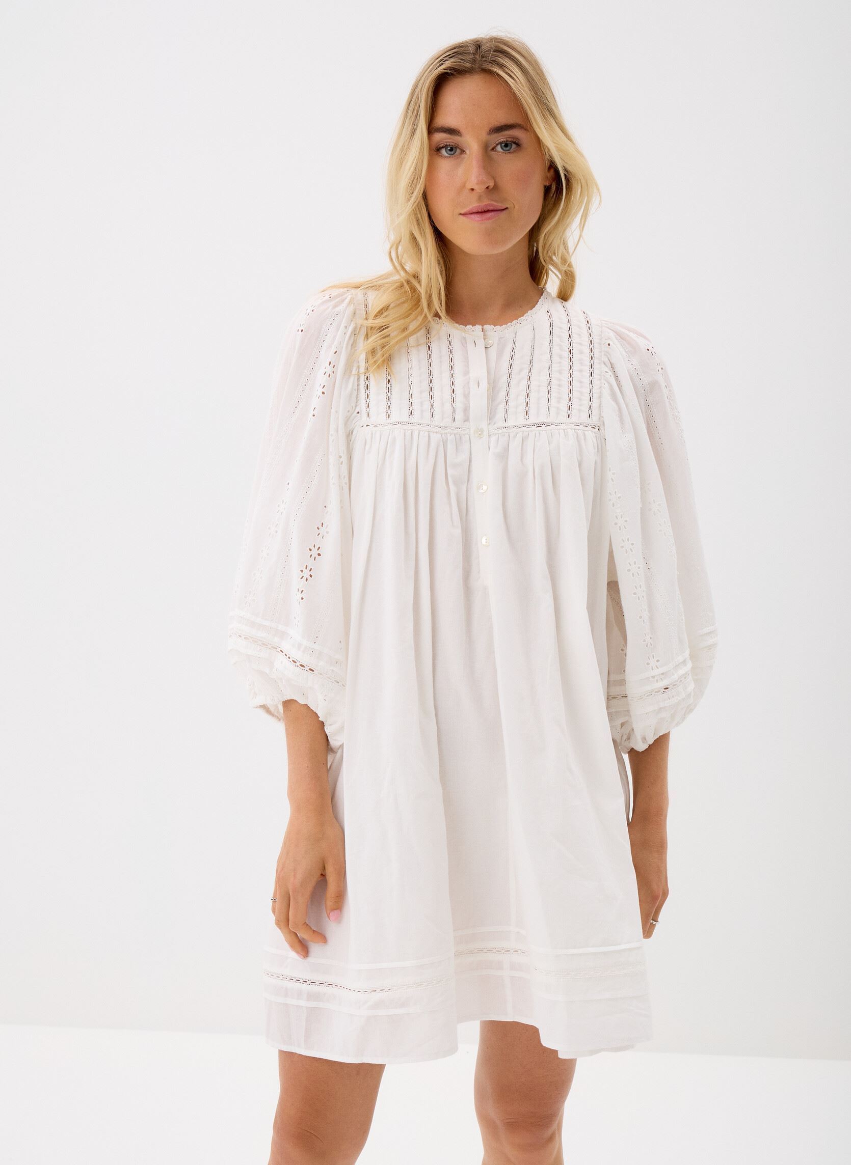 Robes SATURNE femme blanc Des Petits Hauts Robes SATURNE femme blanc ECRU