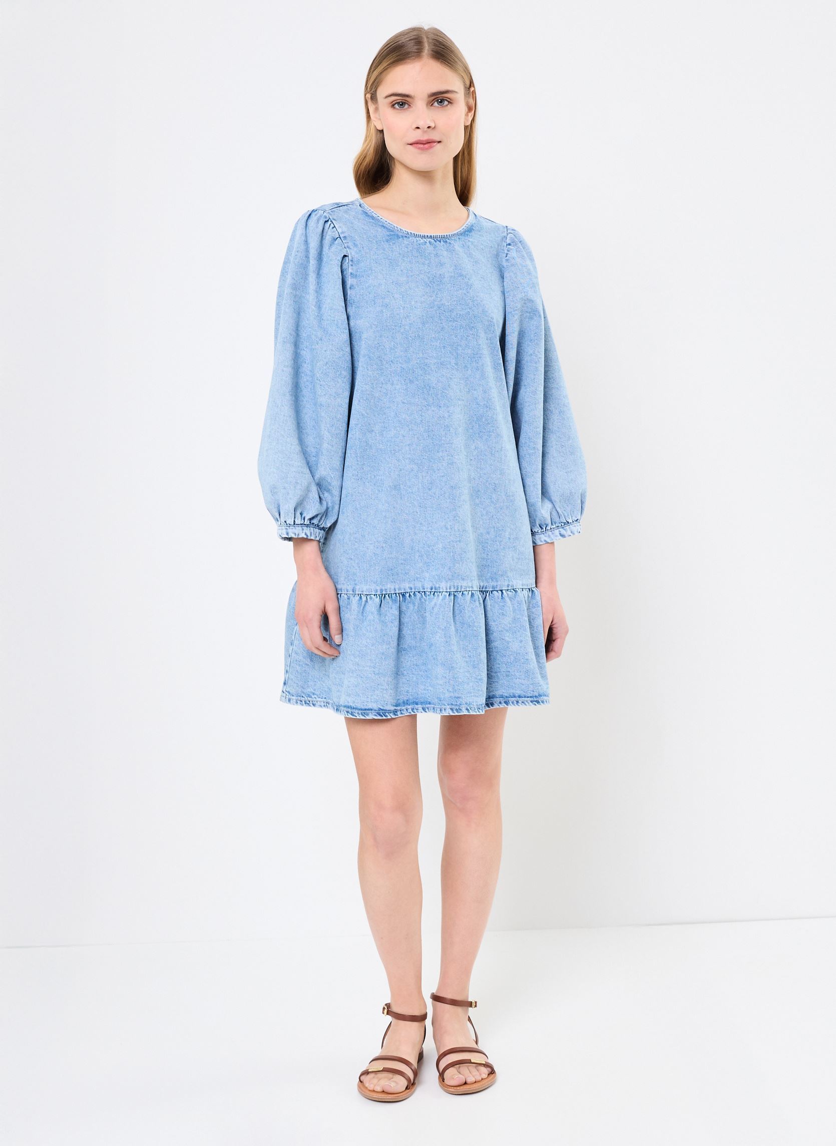 Jurken LAZY dames blauw Des Petits Hauts Jurken LAZY dames blauw Bleach