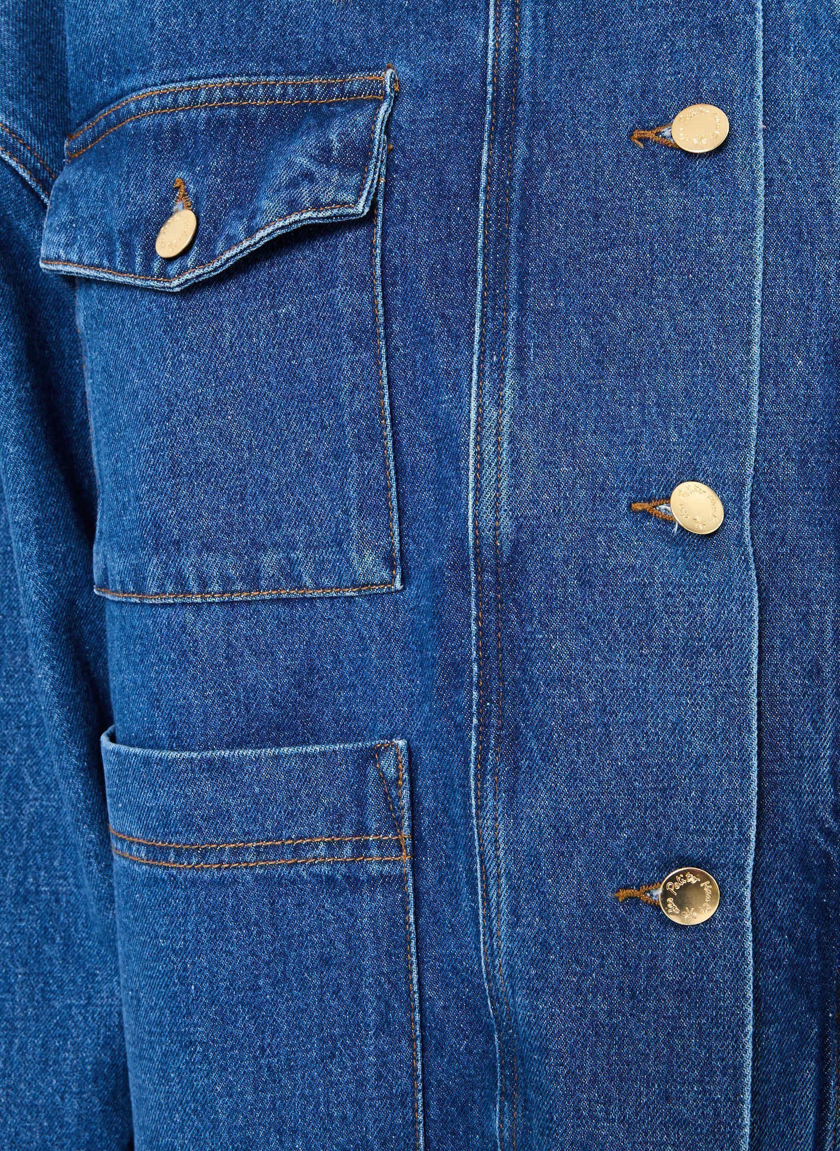 Jacken LOUSSE damen blau Des Petits Hauts Jacken LOUSSE damen blau Middle Blue