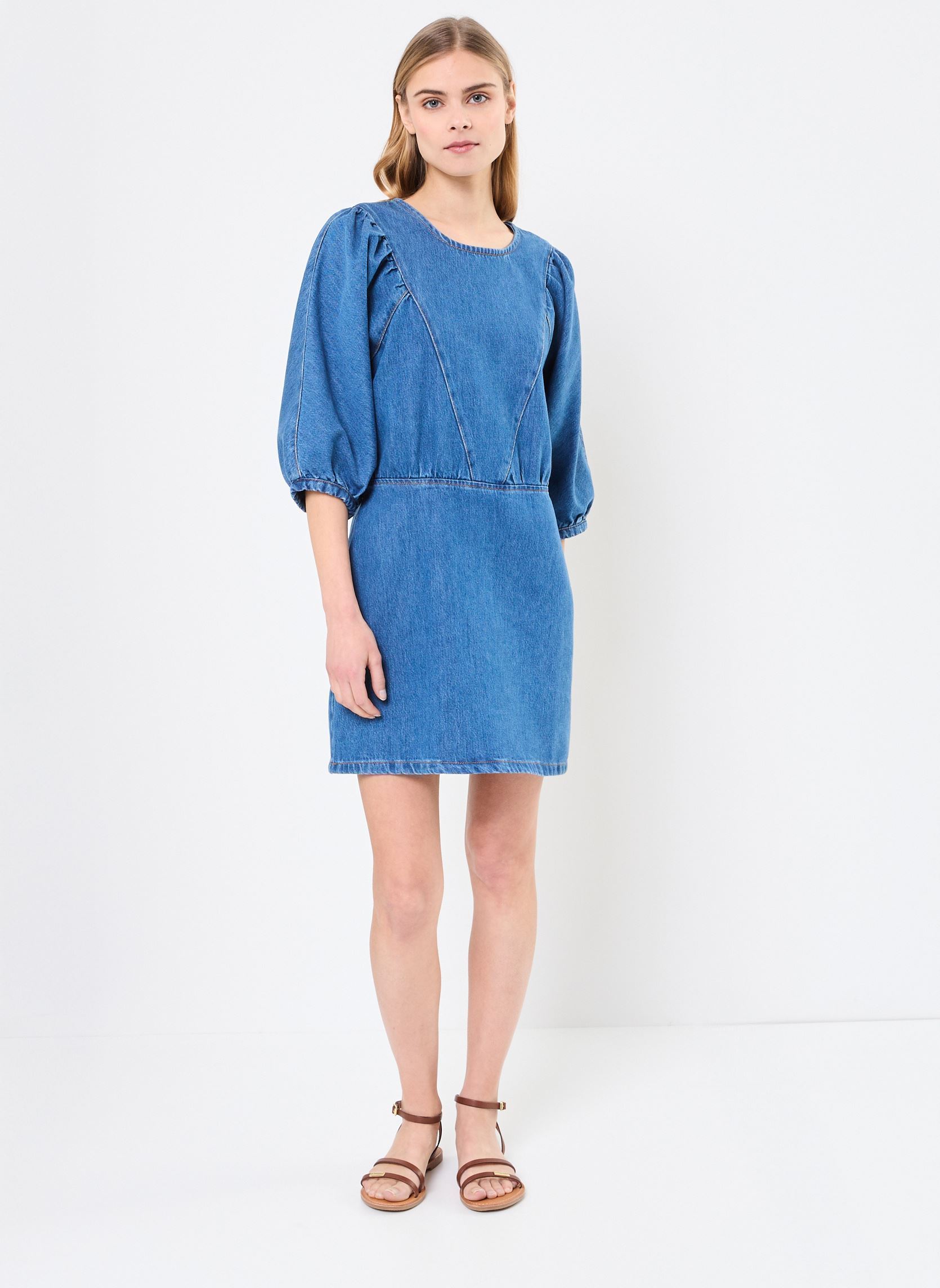 Robes LANDRY femme bleu Des Petits Hauts Robes LANDRY femme bleu MIDDLE BLUE