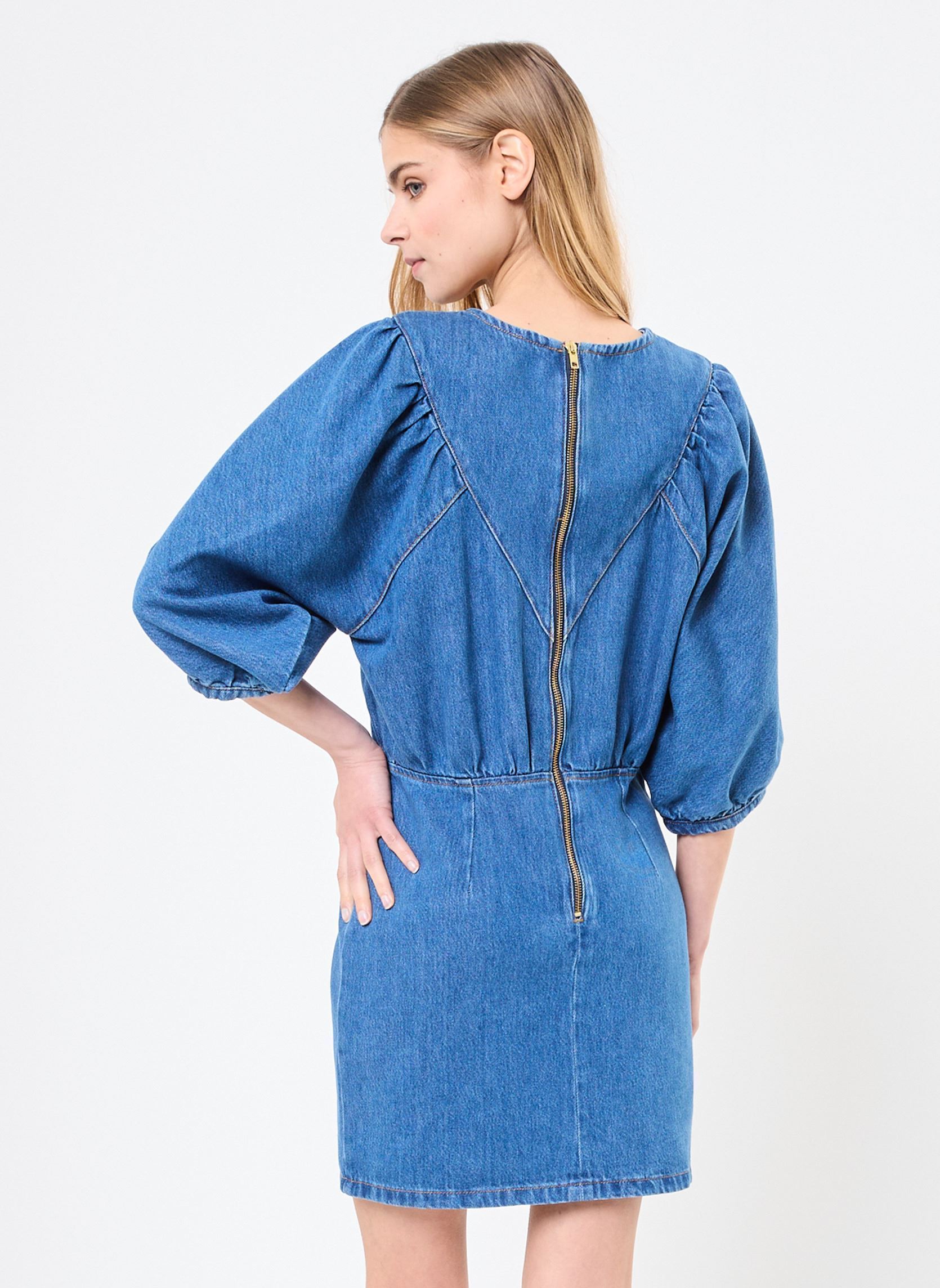 Robes LANDRY femme bleu Des Petits Hauts Robes LANDRY femme bleu MIDDLE BLUE