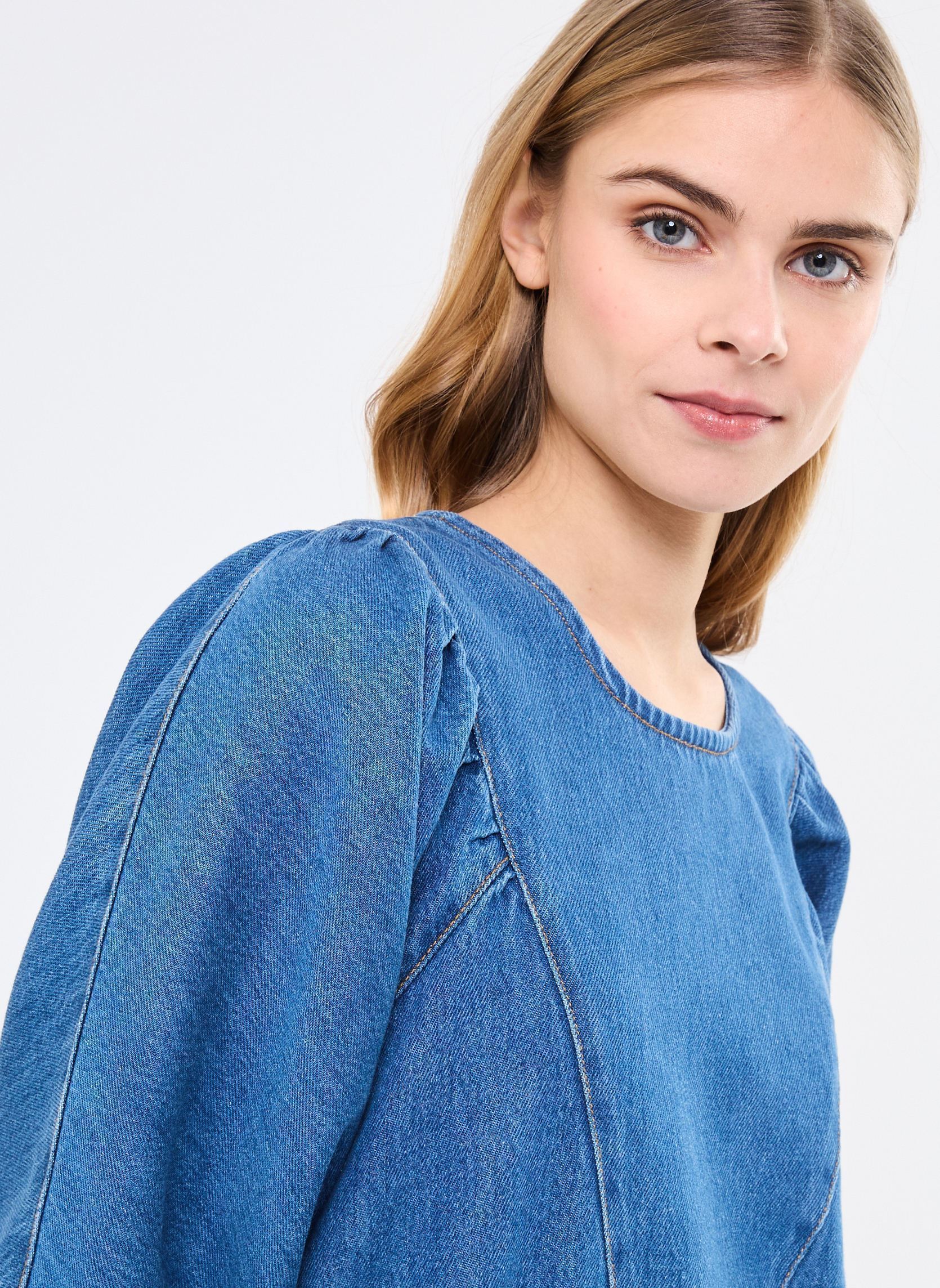 Robes LANDRY femme bleu Des Petits Hauts Robes LANDRY femme bleu MIDDLE BLUE