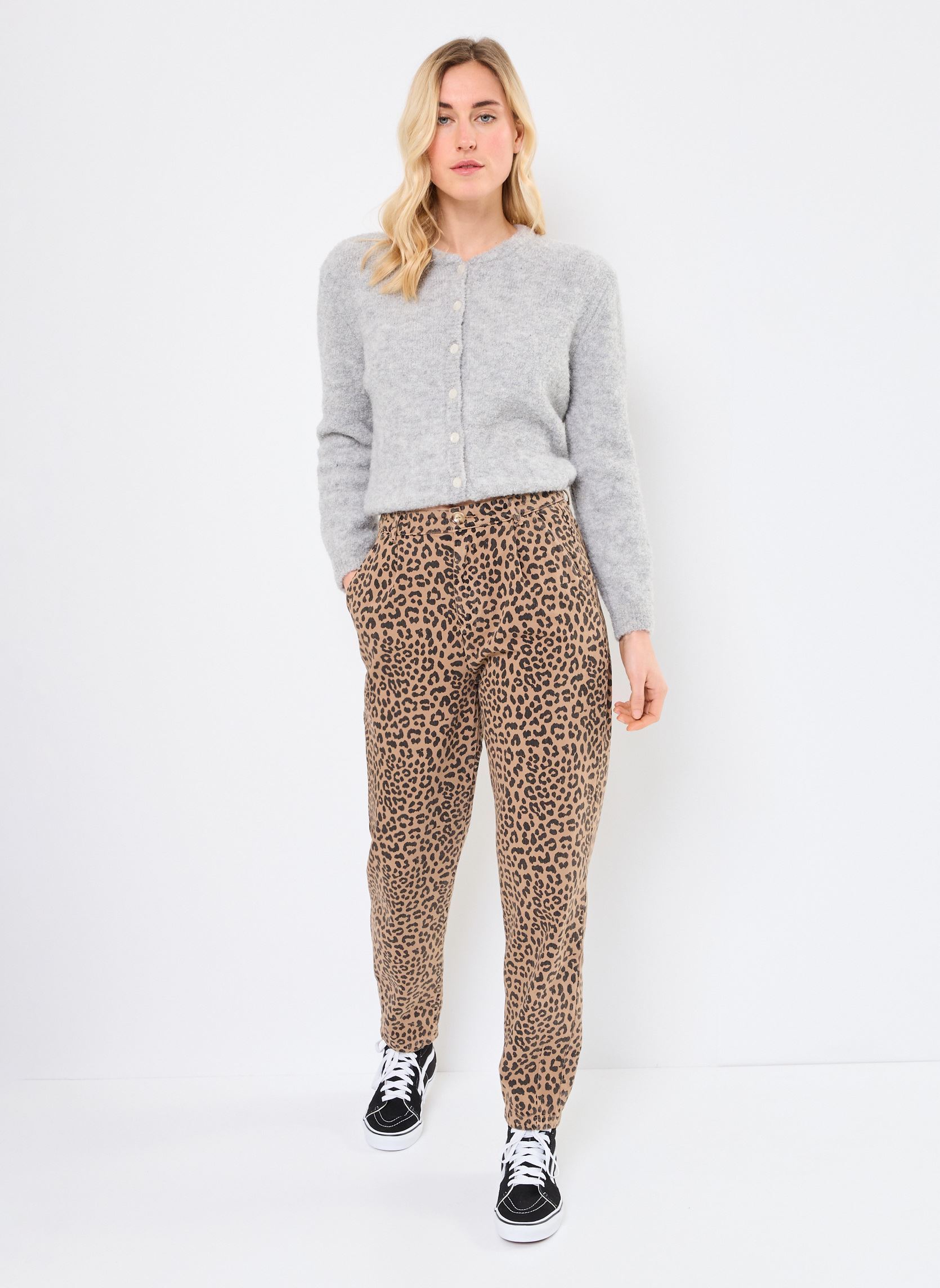 Pantalons larges SAGUS femme marron Des Petits Hauts Pantalons larges SAGUS femme marron GRAOU