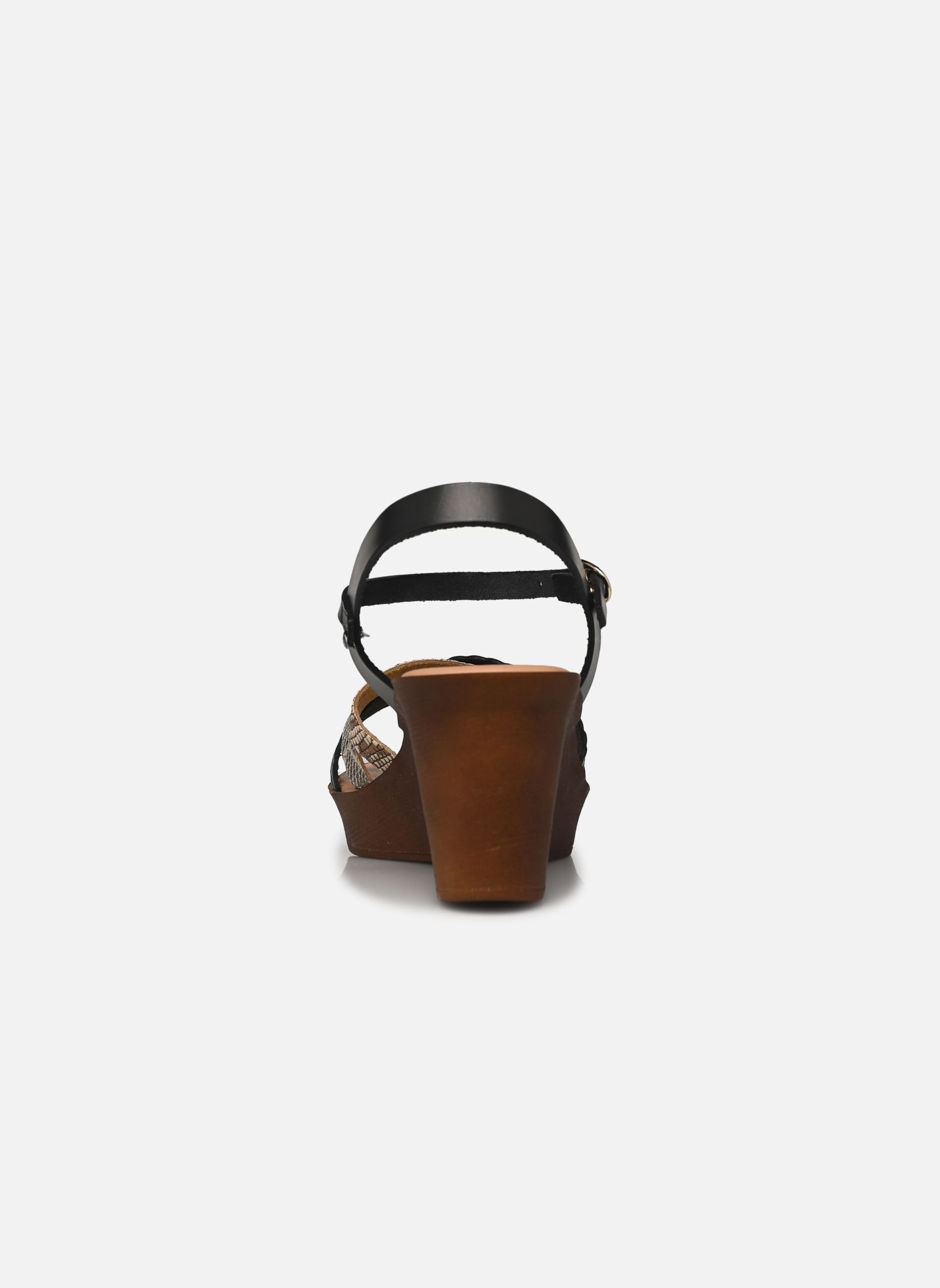 Sandalias y plataformas de cuña New Dopila - sandales compensées mujer negro Georgia Rose Sandalias y plataformas de cuña New Dopila - sandales compensées mujer negro NOIR