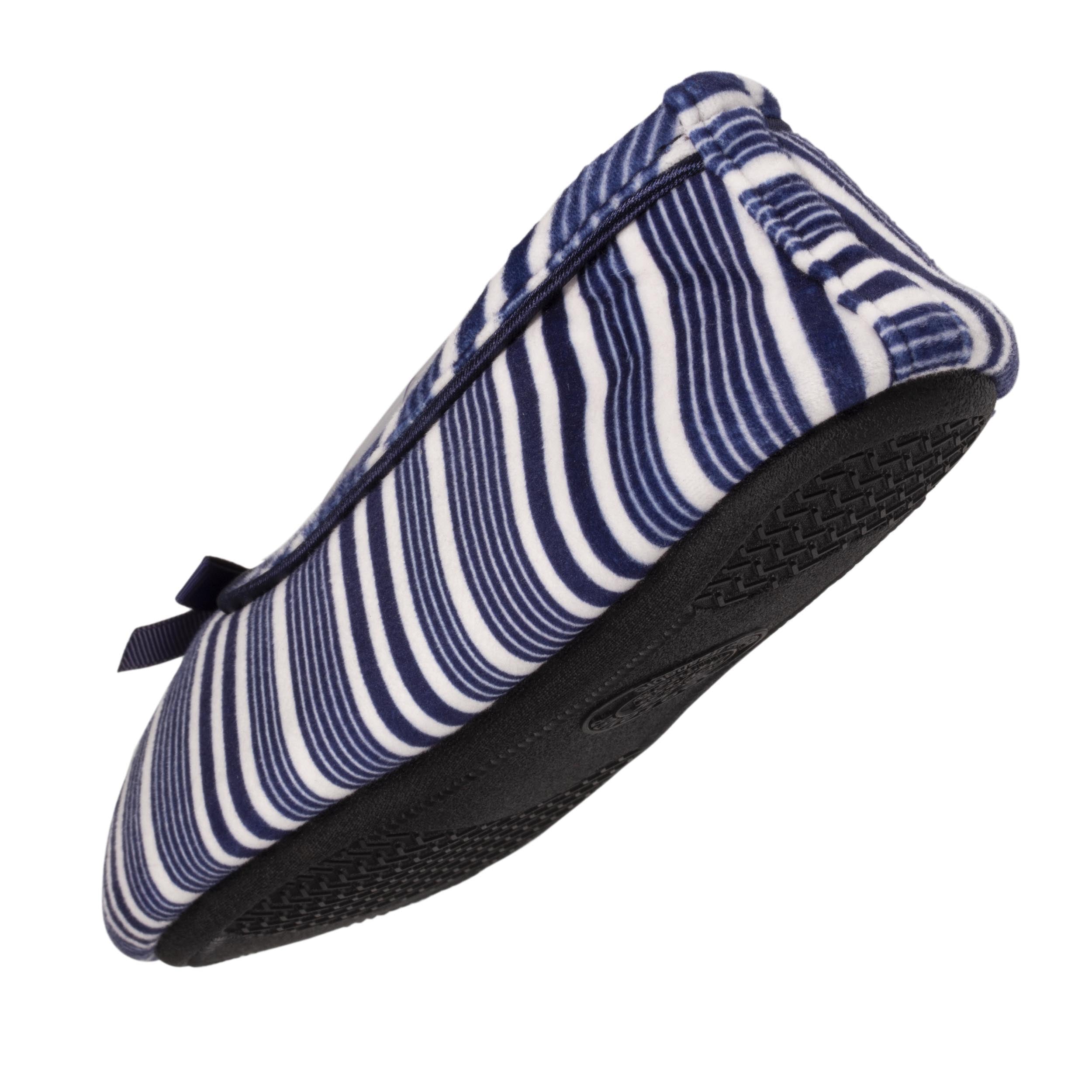 Chaussons Isotoner Ballerines - Taille 37 (marqué 36), Marron, Acrylique - Neuf Sans Emballage - Confort Absolu