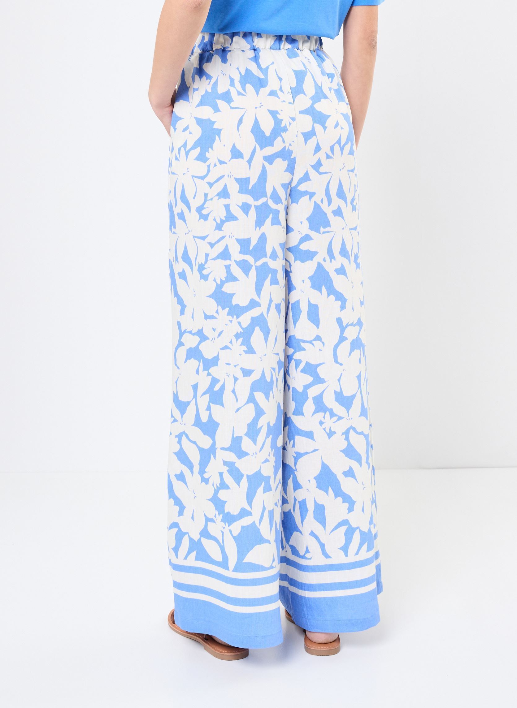 Pantalons larges TL316DE femme multicolore Lili Sidonio Pantalons larges TL316DE femme multicolore BLUE HOLBOX