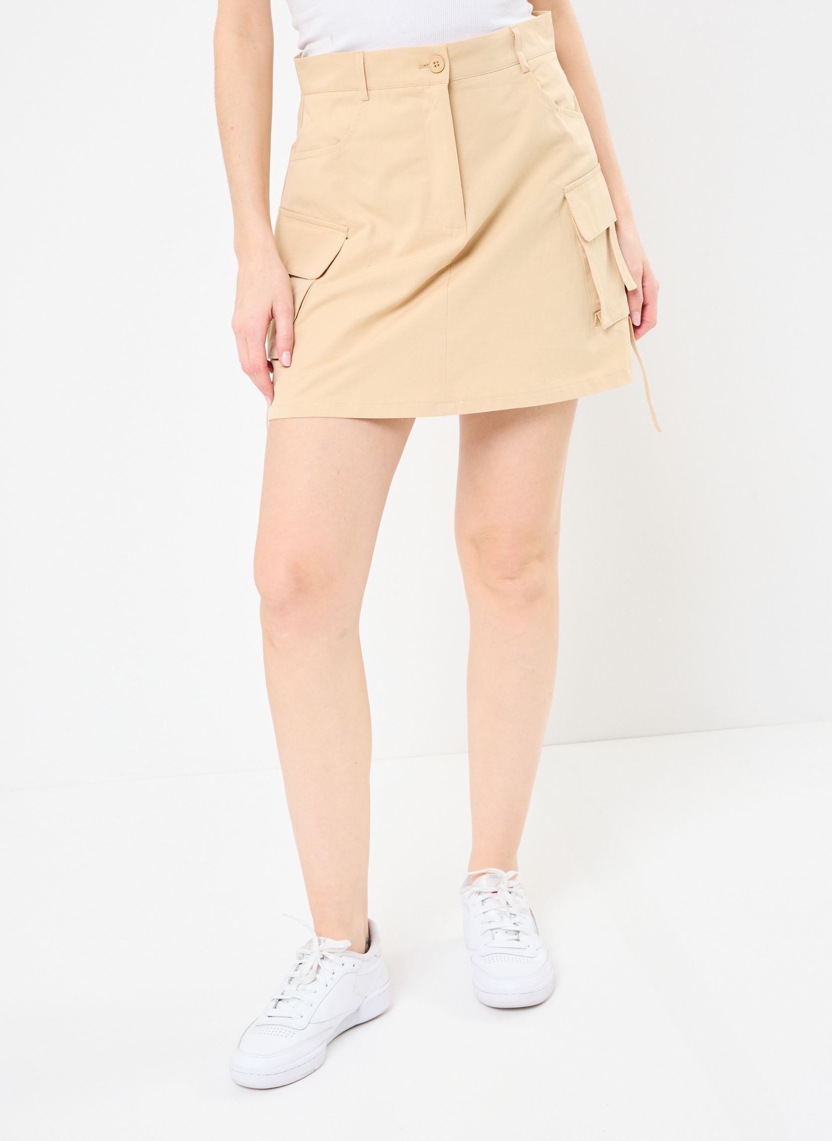 Jupes courtes TL332DP femme beige Lili Sidonio Jupes courtes TL332DP femme beige LIGHT BEIGE