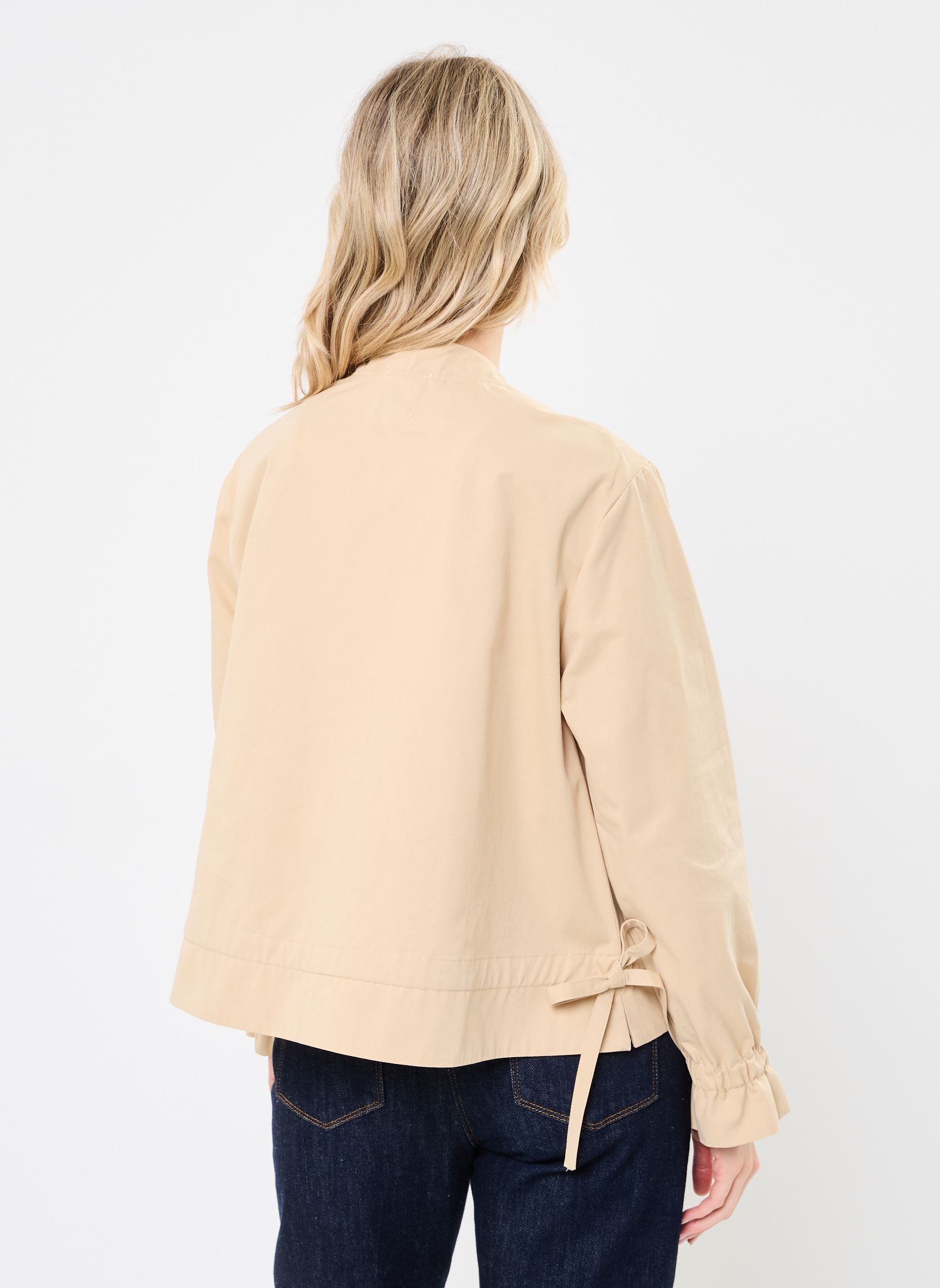 Blousons TL359DP femme beige Lili Sidonio Blousons TL359DP femme beige LIGHT BEIGE