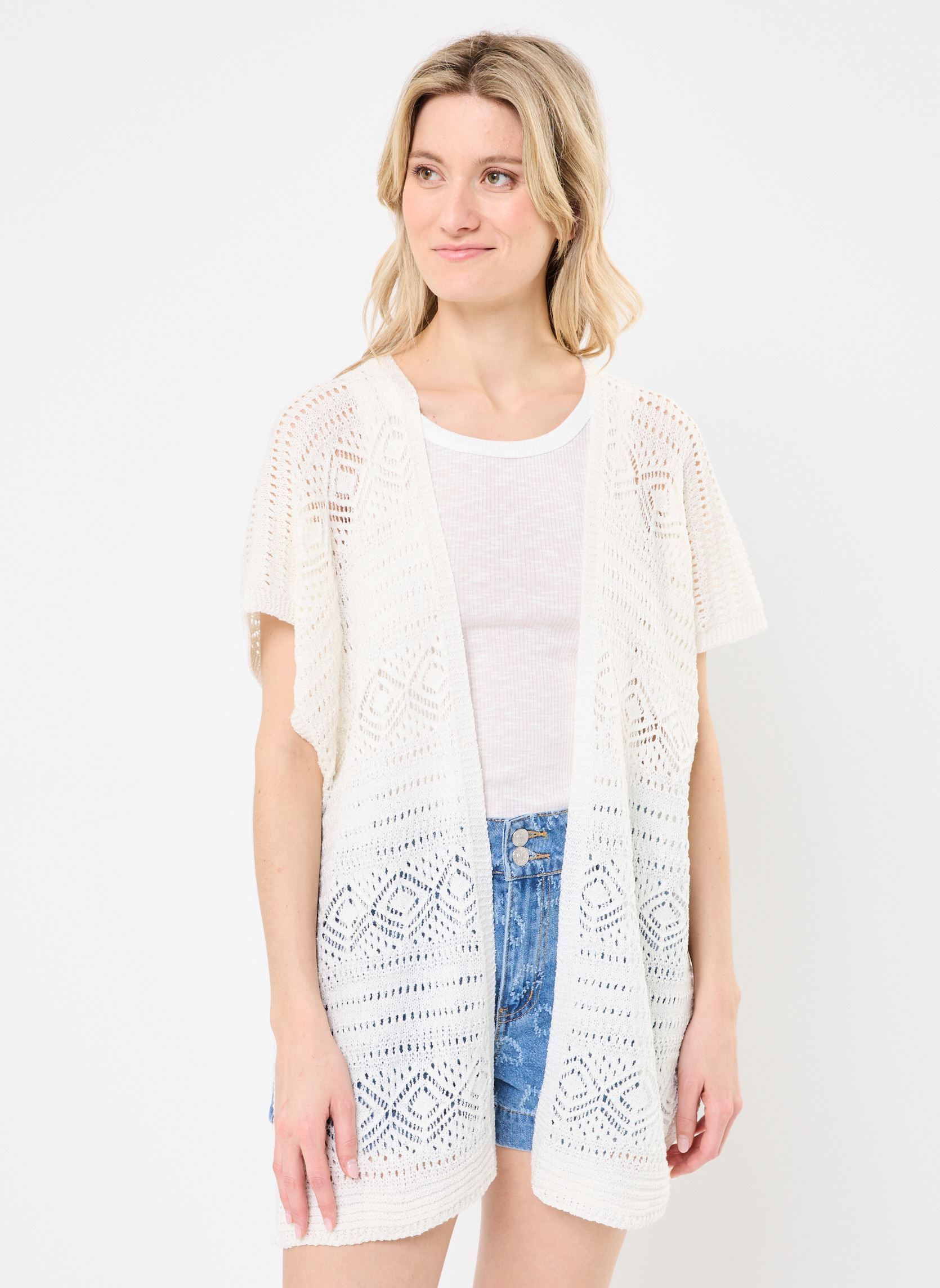 Vestes TL426DE femme blanc Lili Sidonio Vestes TL426DE femme blanc WHITE