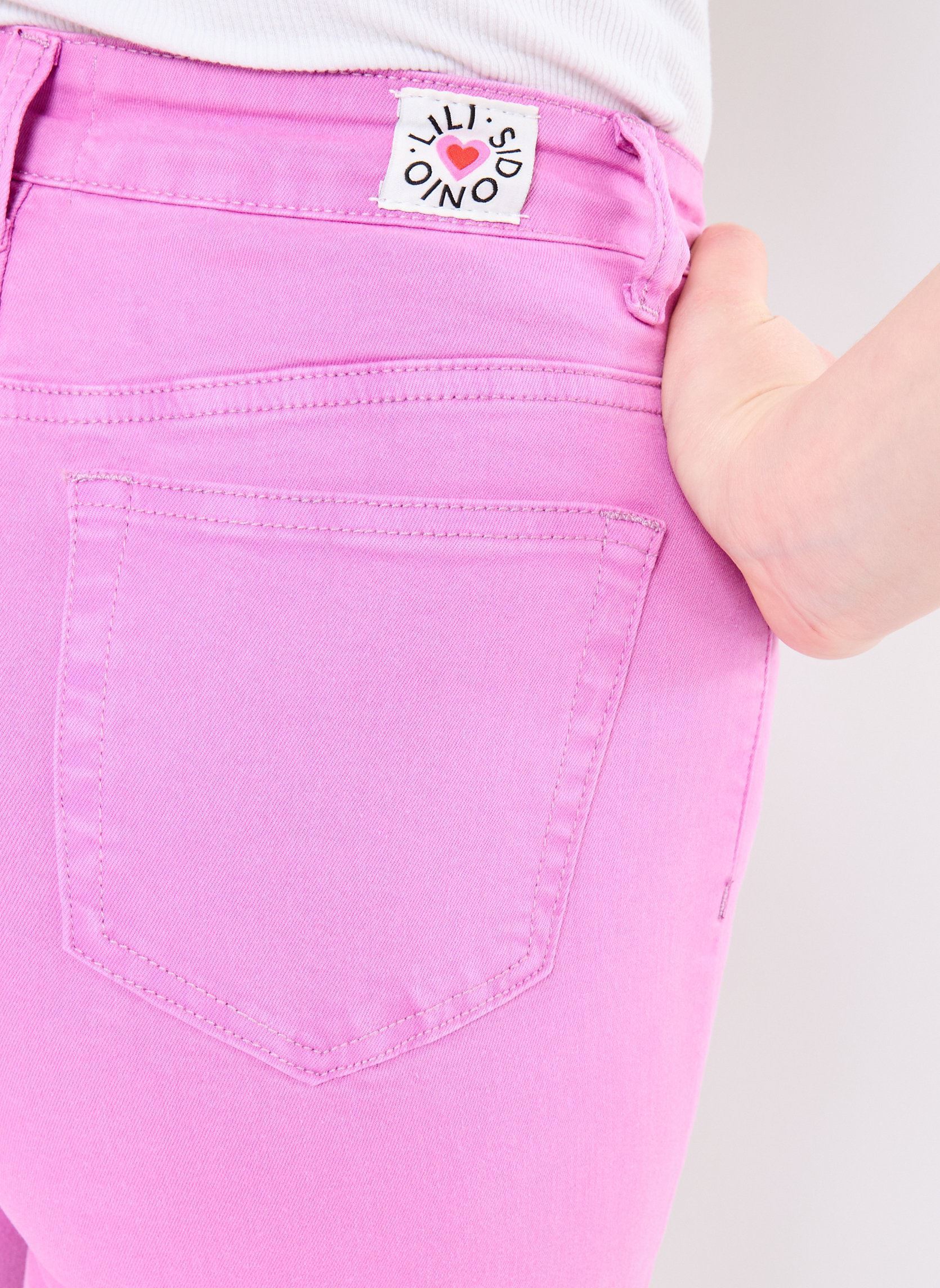 Pantalones anchos EL1113DE mujer violeta Lili Sidonio Pantalones anchos EL1113DE mujer violeta MAUVE