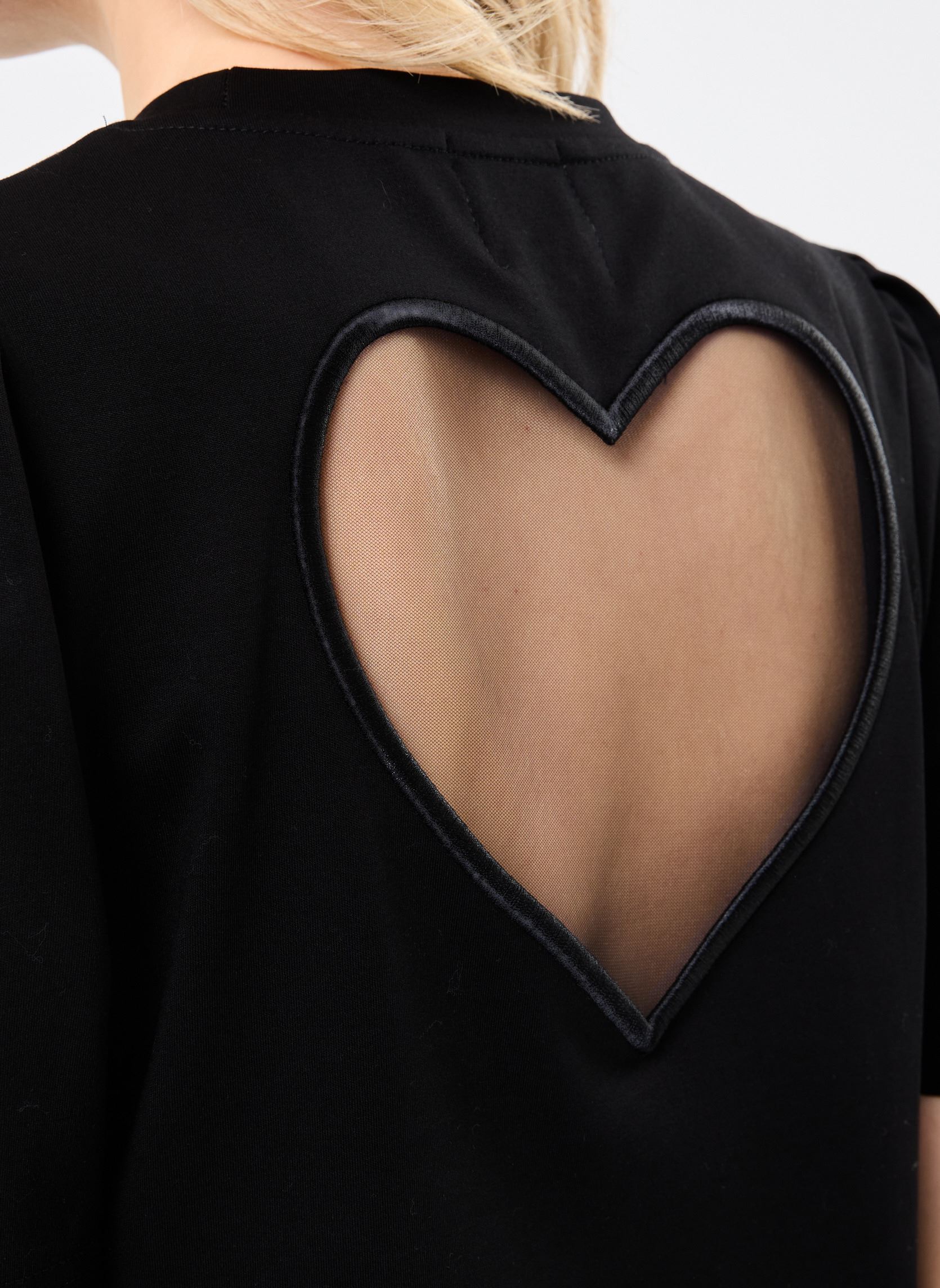 Tee-shirts manches courtes EL1129DP femme noir Lili Sidonio Tee-shirts manches courtes EL1129DP femme noir BLACK