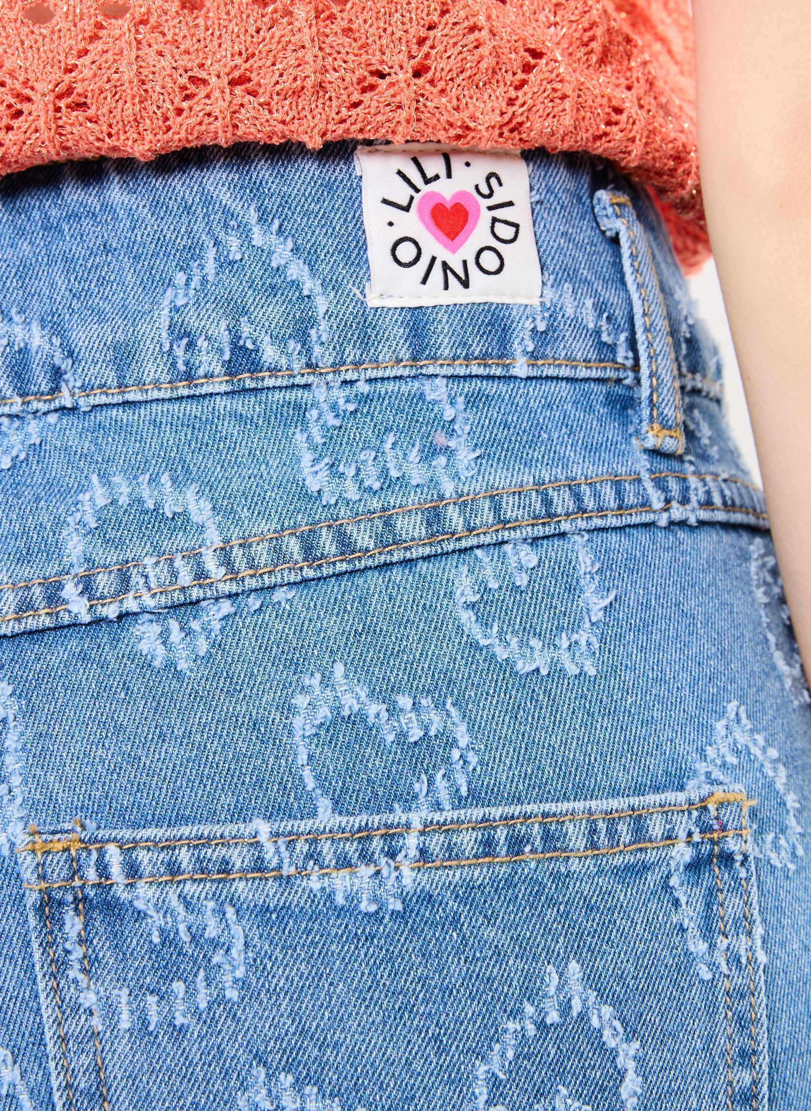 Shorts ELF957DE dames blauw Lili Sidonio Shorts ELF957DE dames blauw DENIM BLUE