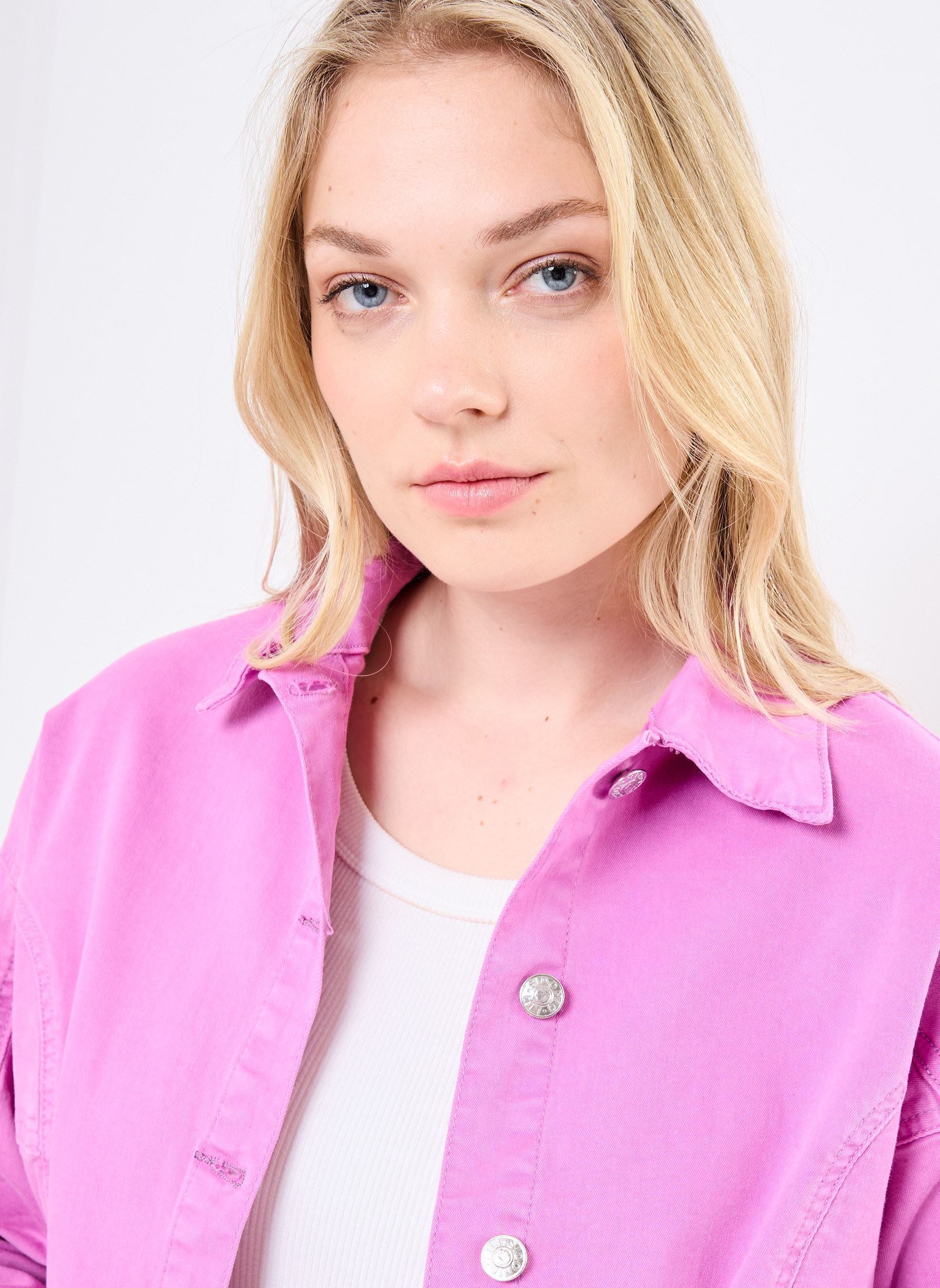 Jeansjacken ELF966ADE damen rosa Lili Sidonio Jeansjacken ELF966ADE damen rosa MAUVE