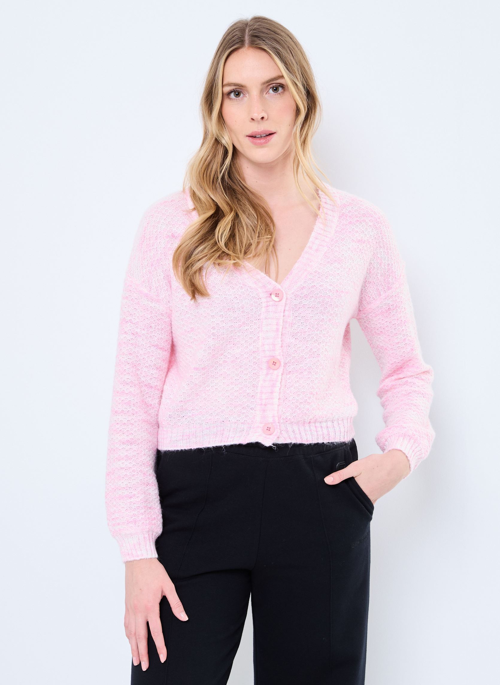Vesten ELF991DP dames roze Lili Sidonio Vesten ELF991DP dames roze PINK
