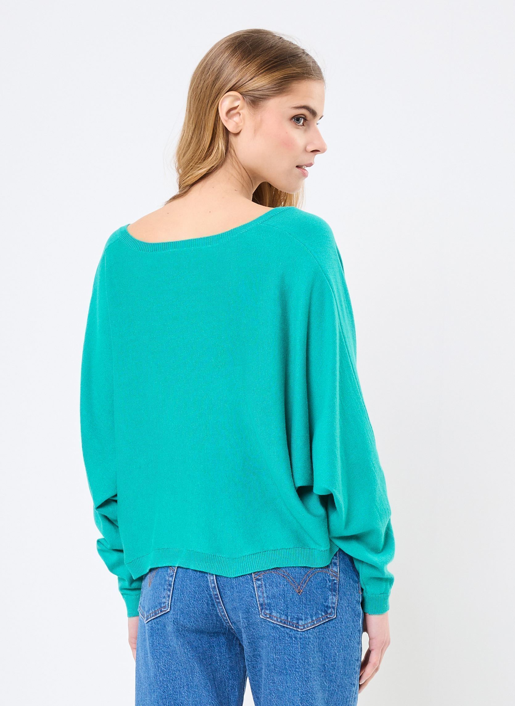 Pulls ELV65DP femme vert Lili Sidonio Pulls ELV65DP femme vert EMERALD GREEN