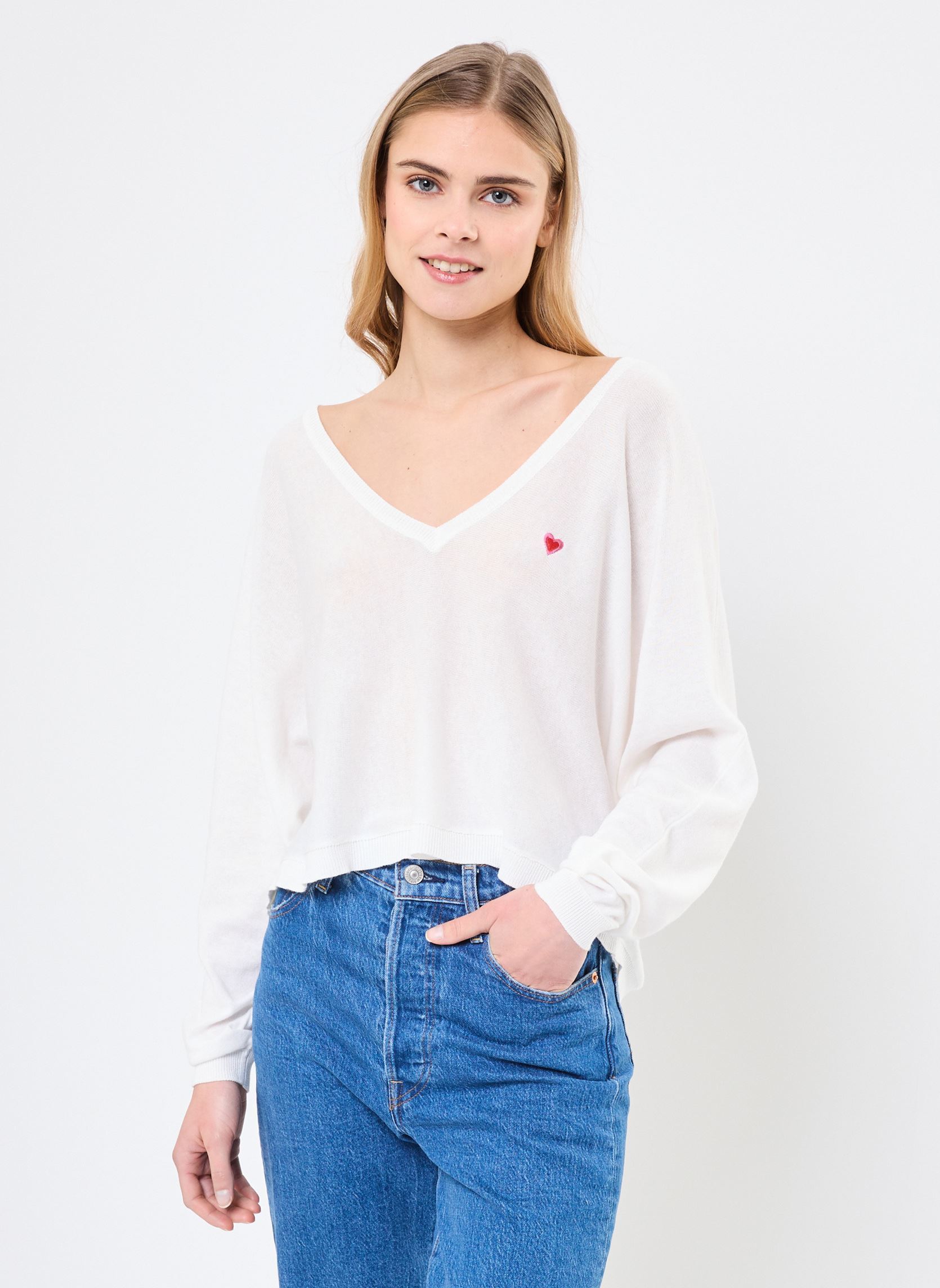 Pulls ELV65DP femme blanc Lili Sidonio Pulls ELV65DP femme blanc OFFWHITE