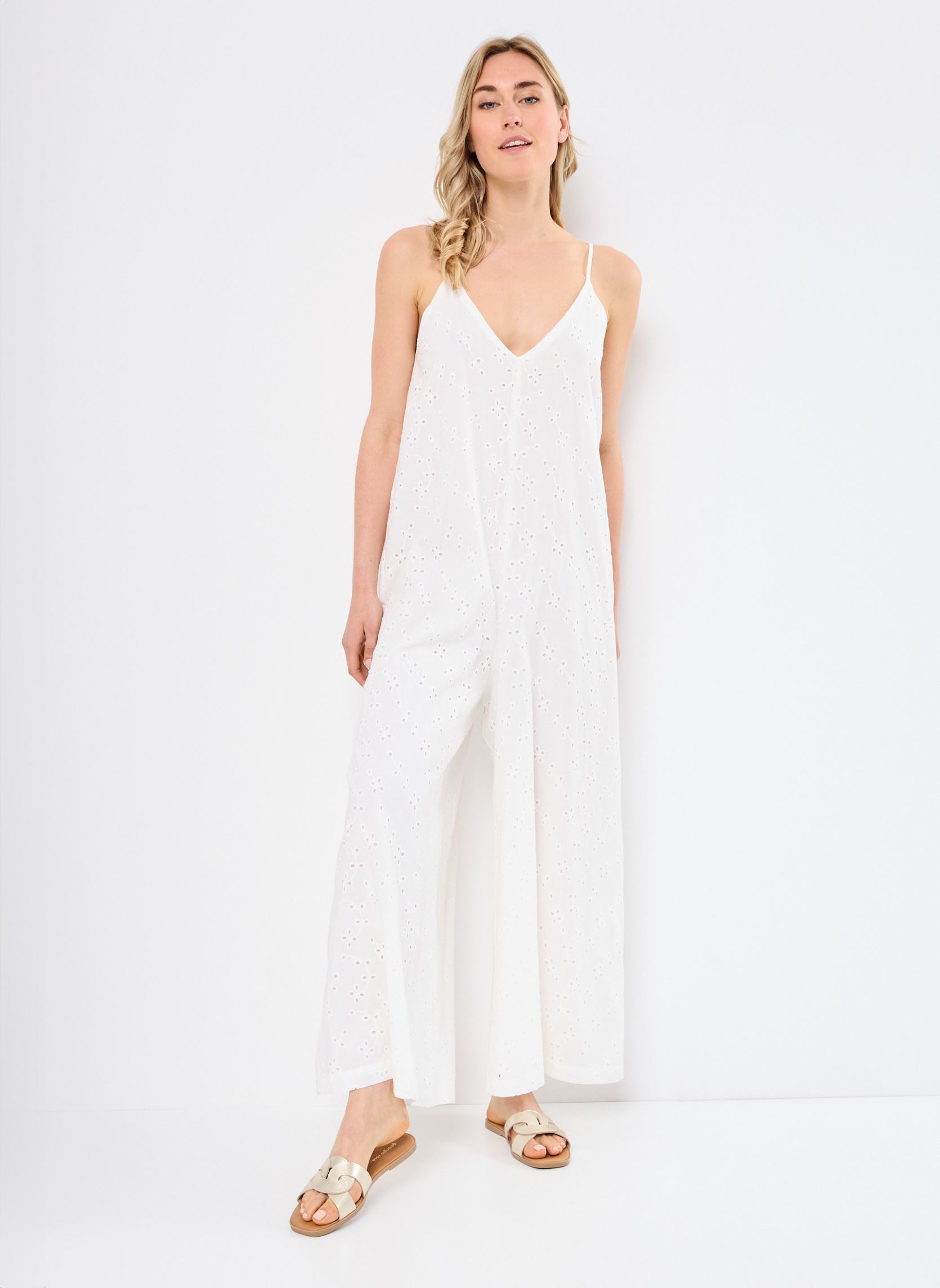 Broekpakken GL711DE dames wit Lili Sidonio Broekpakken GL711DE dames wit WHITE