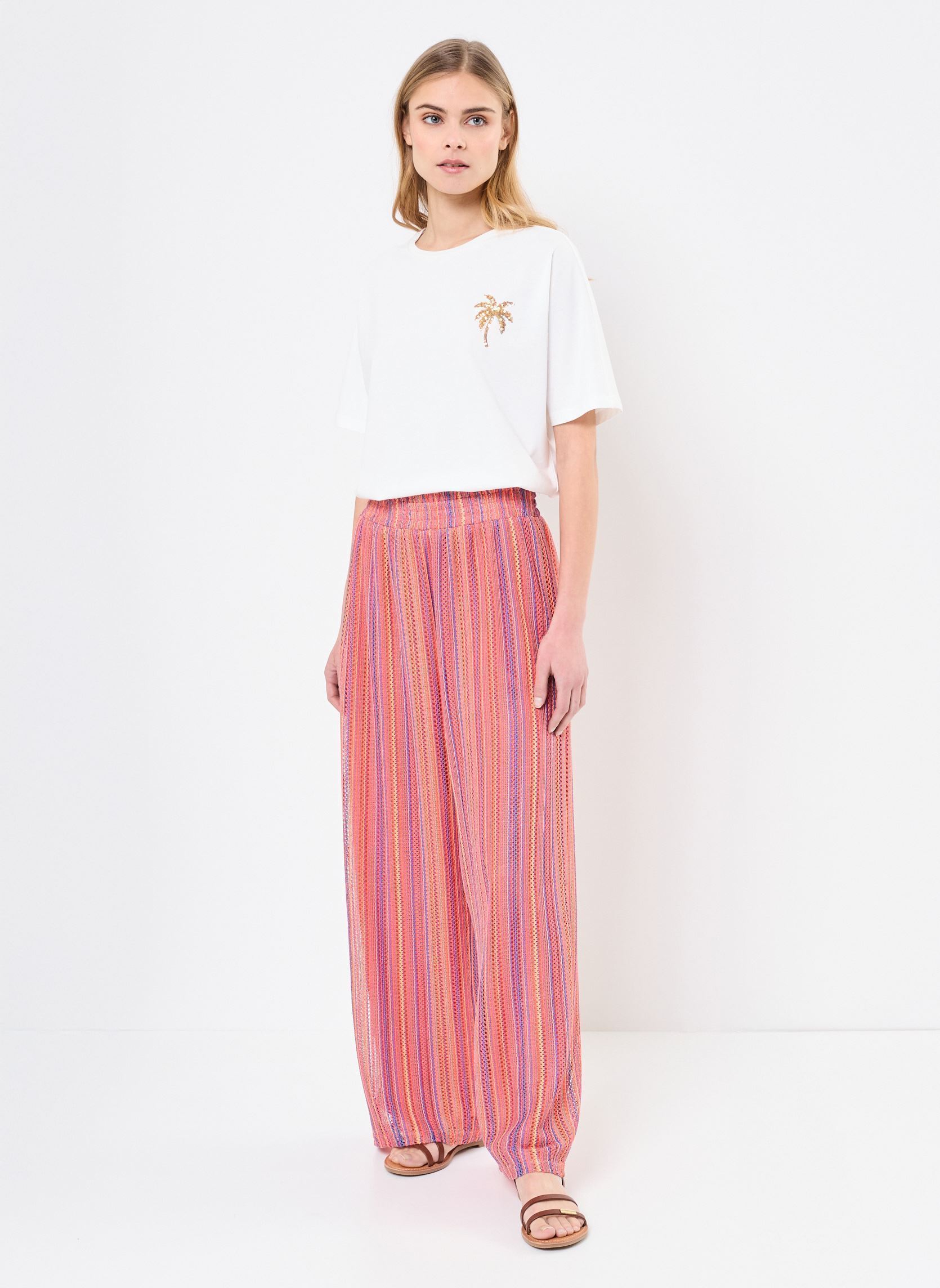 Weite Hosen GL714DE damen mehrfarbig Lili Sidonio Weite Hosen GL714DE damen mehrfarbig MULTICOLOUR