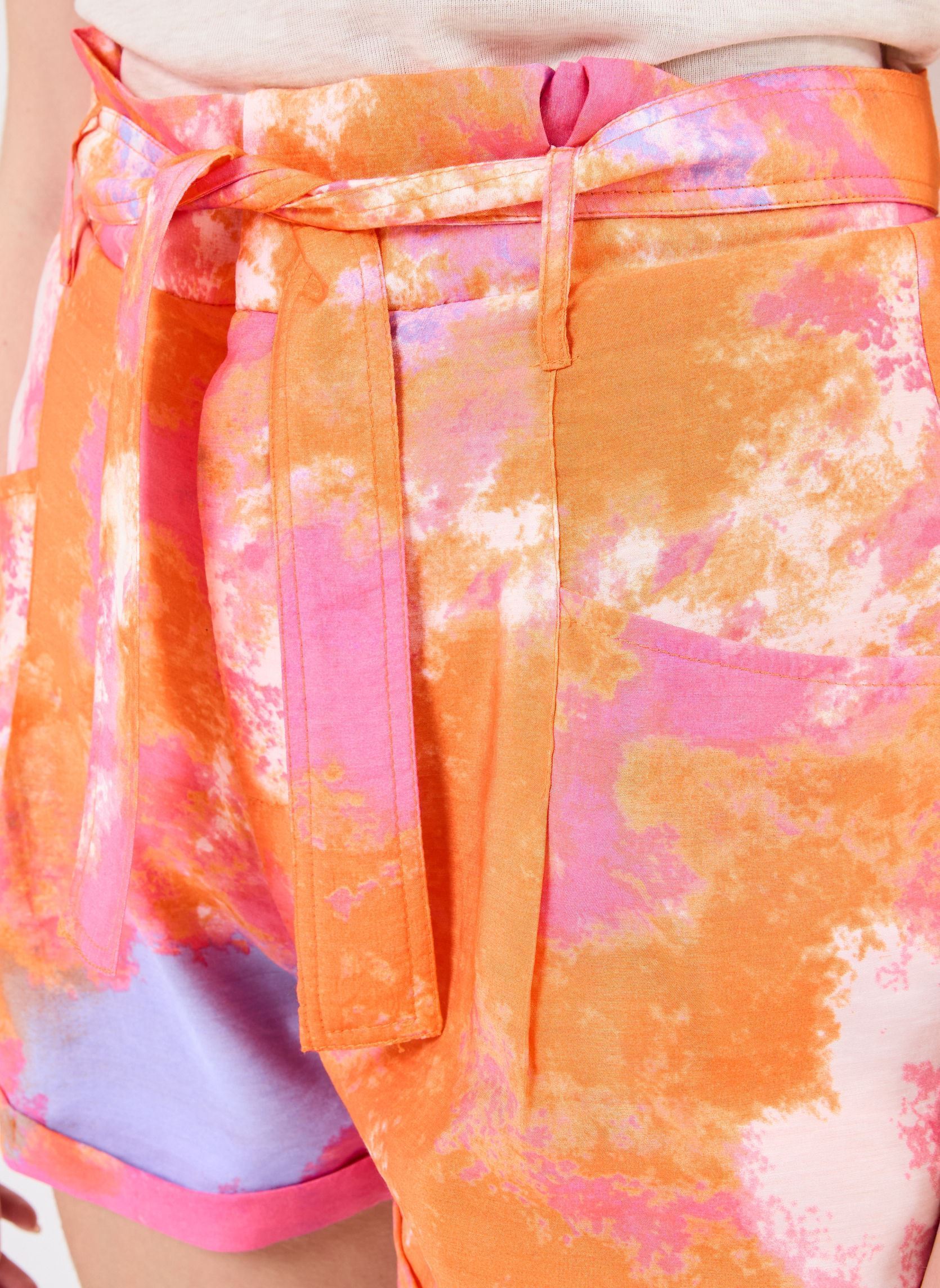 Shorts LAL229DE damen mehrfarbig Lili Sidonio Shorts LAL229DE damen mehrfarbig ORANGE IXTAPA
