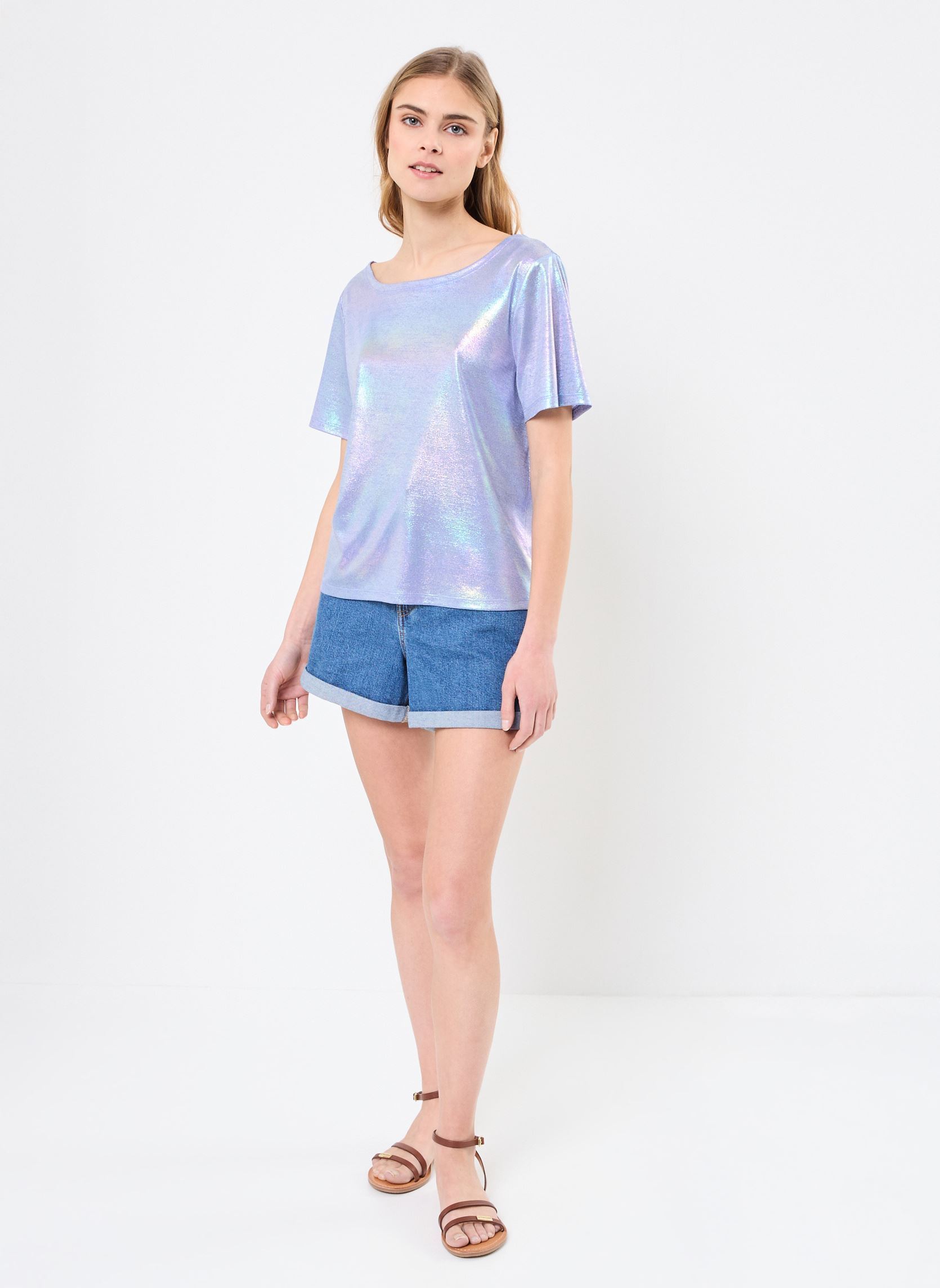 Tops LAL254DE femme bleu Lili Sidonio Tops LAL254DE femme bleu BLUE